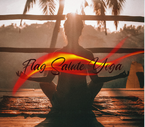 Flag Salute Yoga