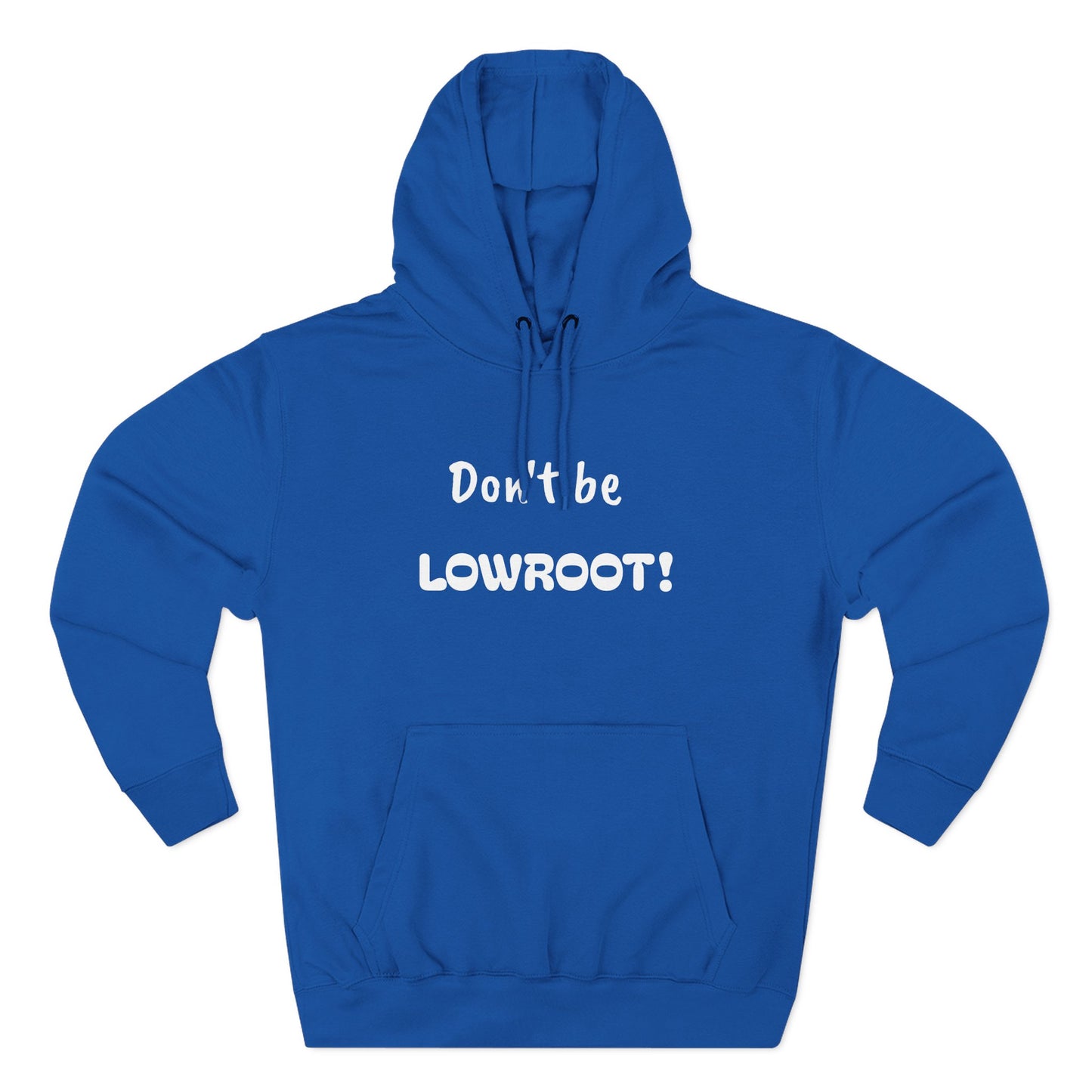 Playful Fleece Hoodie with Witty Text - Lowroot!