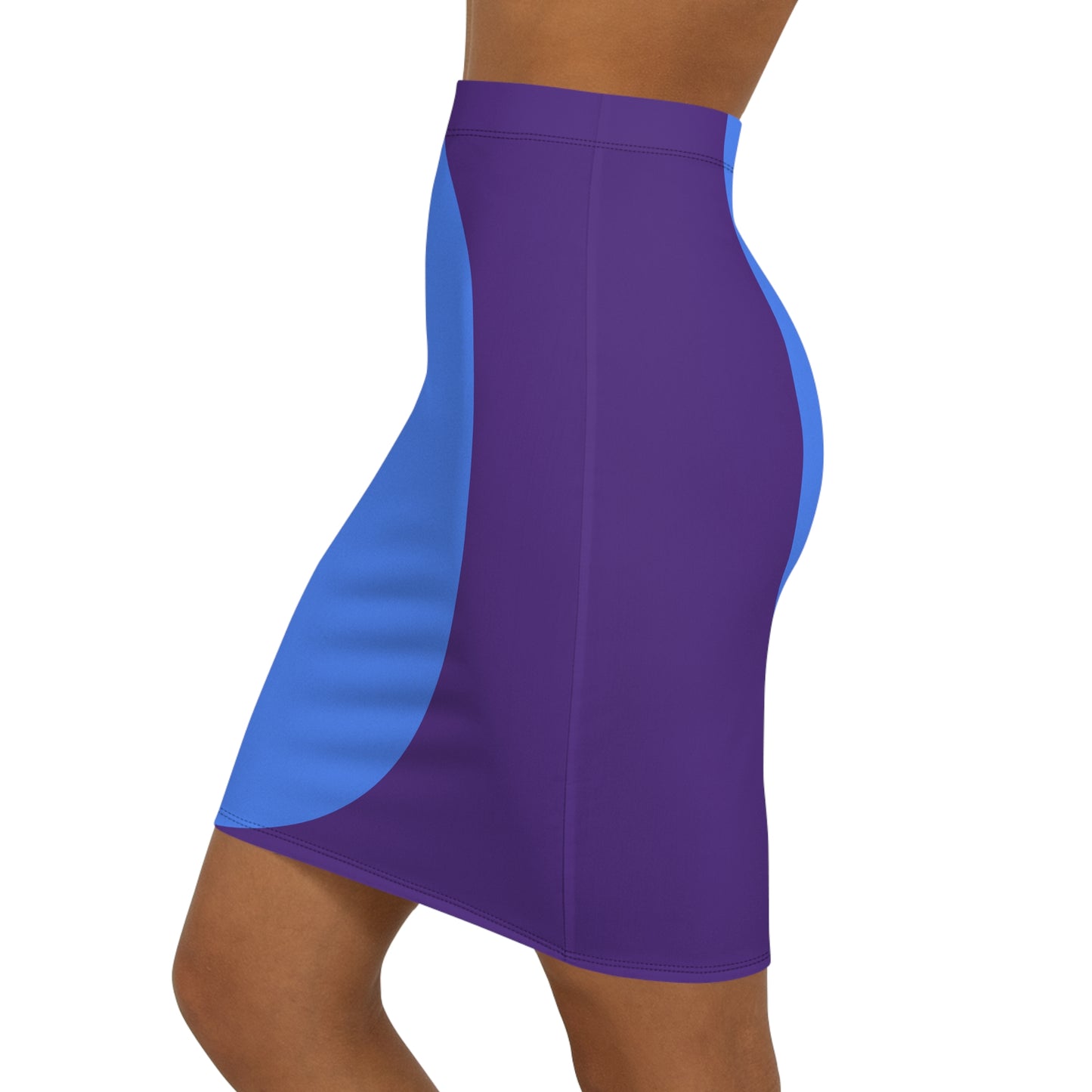 Chic Women's Mid-Waist Pencil Skirt PB