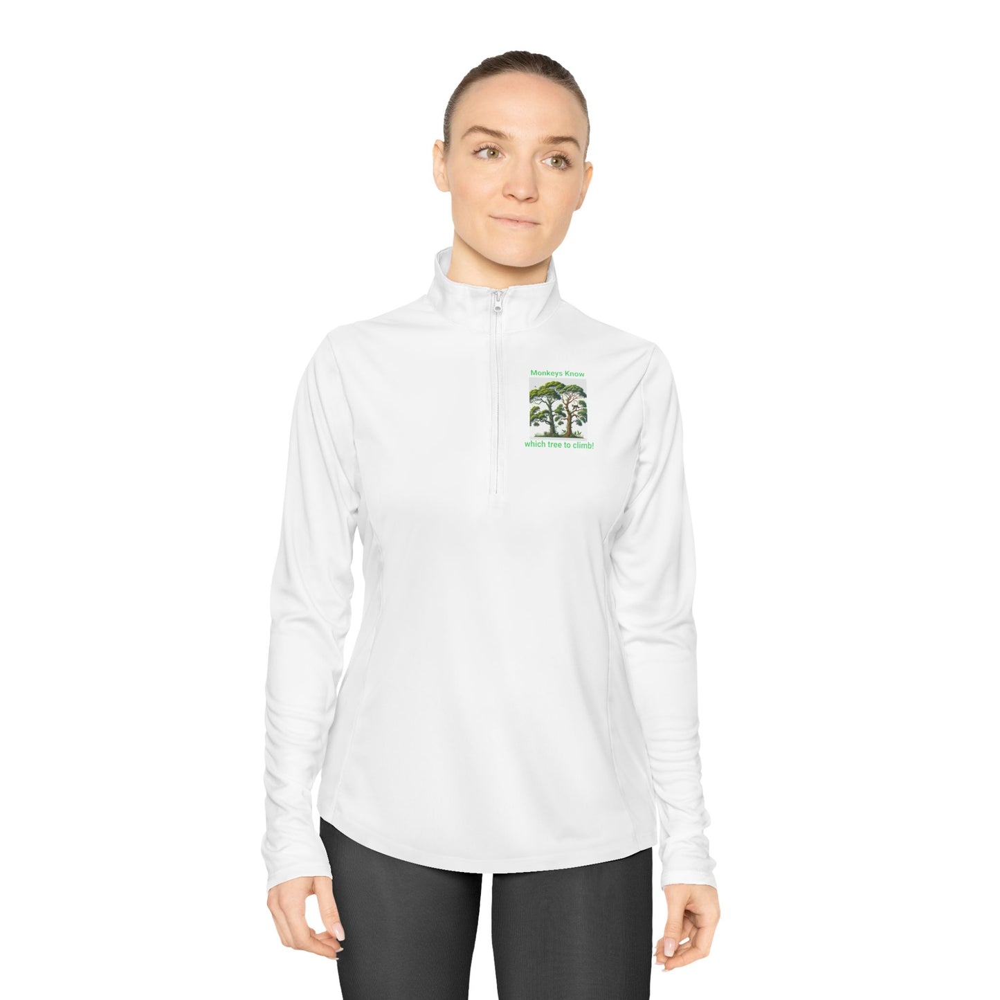 Monkeys Know Quarter-Zip Pullover