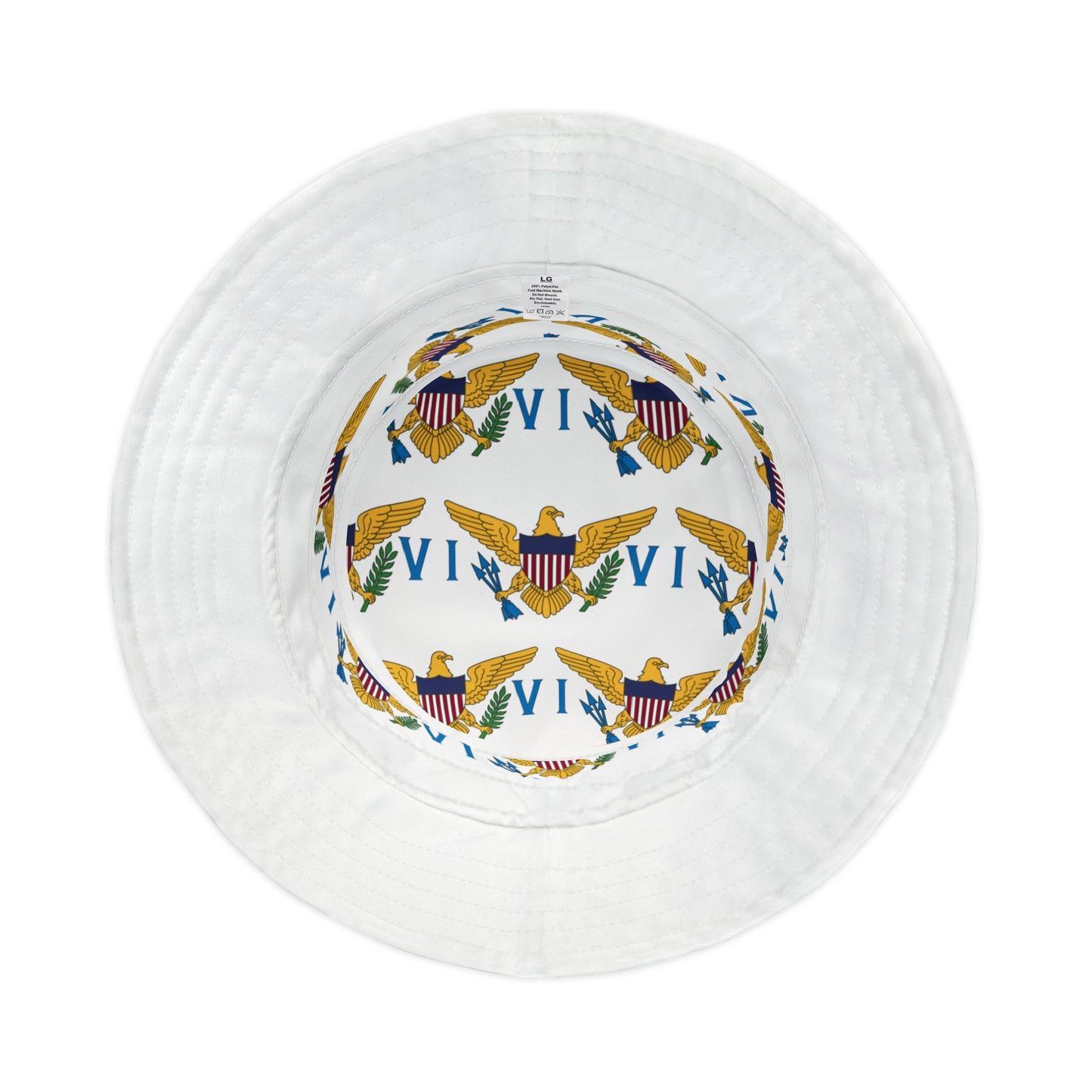 USVI Hat Lg Patterned Bucket