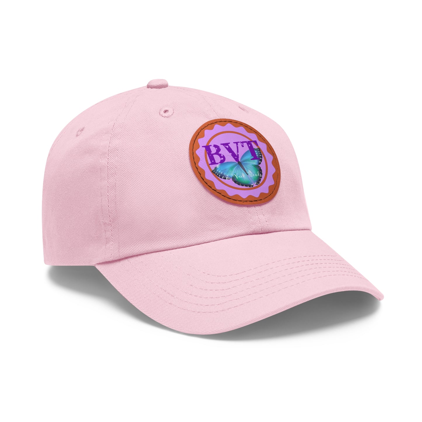 Ba Vuzi Trends Hat Leather Patch (Rd)