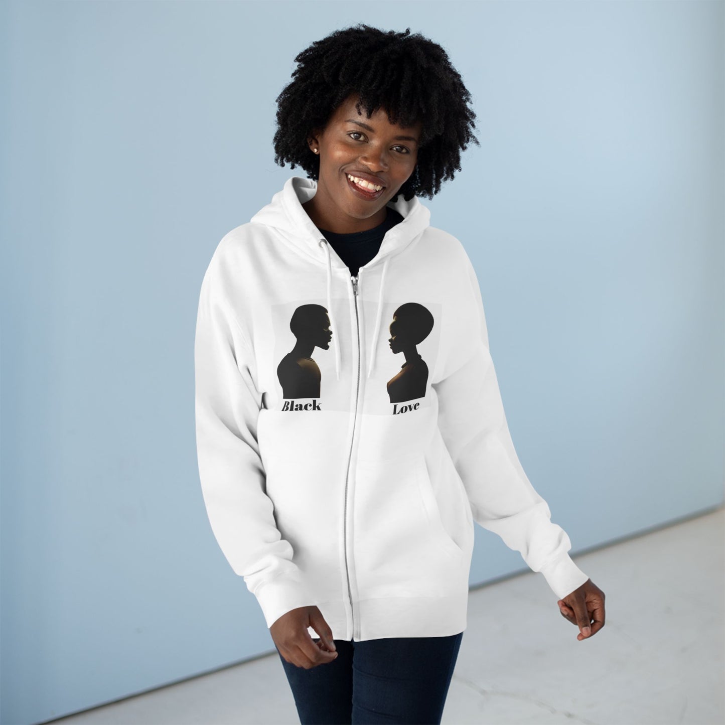 "Black Love" Unisex Zip Hoodie