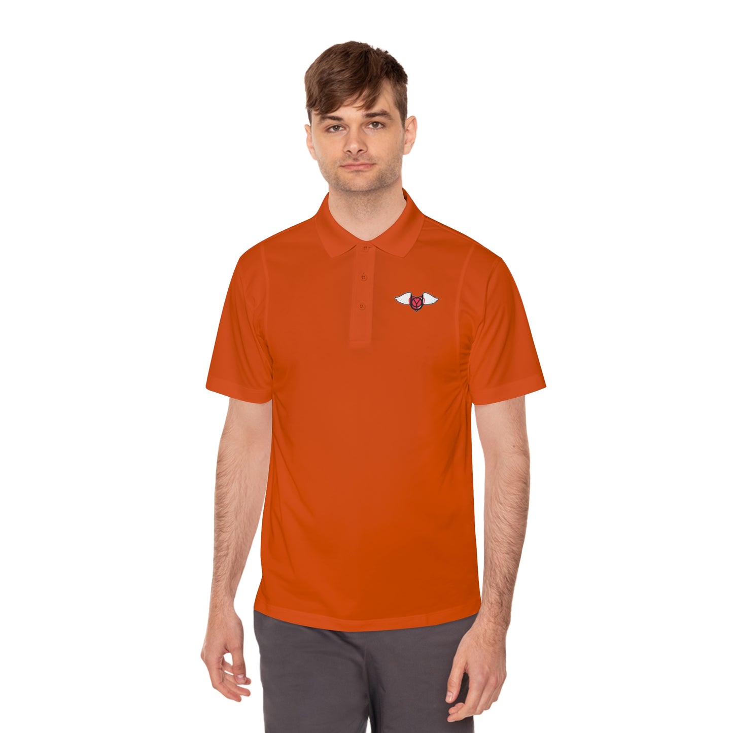 EMbrace The You Men's Sport Polo Shirt (Logo)