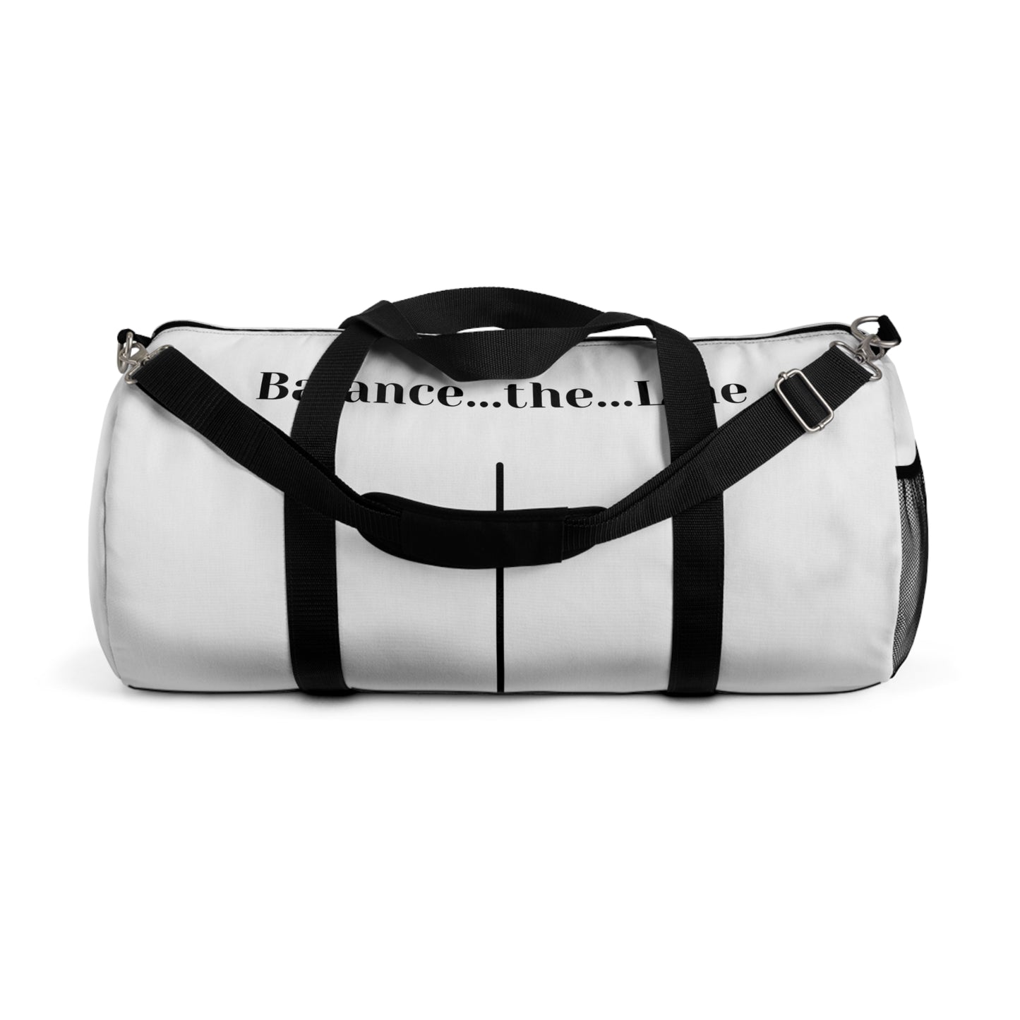 Balance the Line Duffel Bag White/Red
