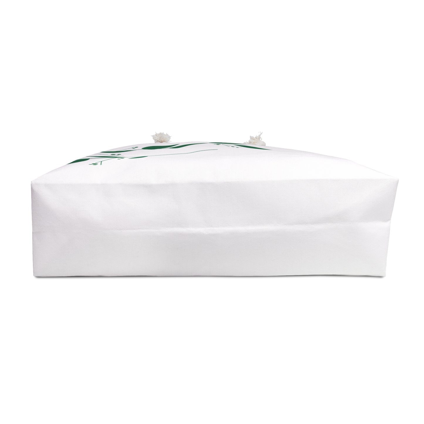Autumn Leaf Weekender Bag – White Botanical Travel Tote