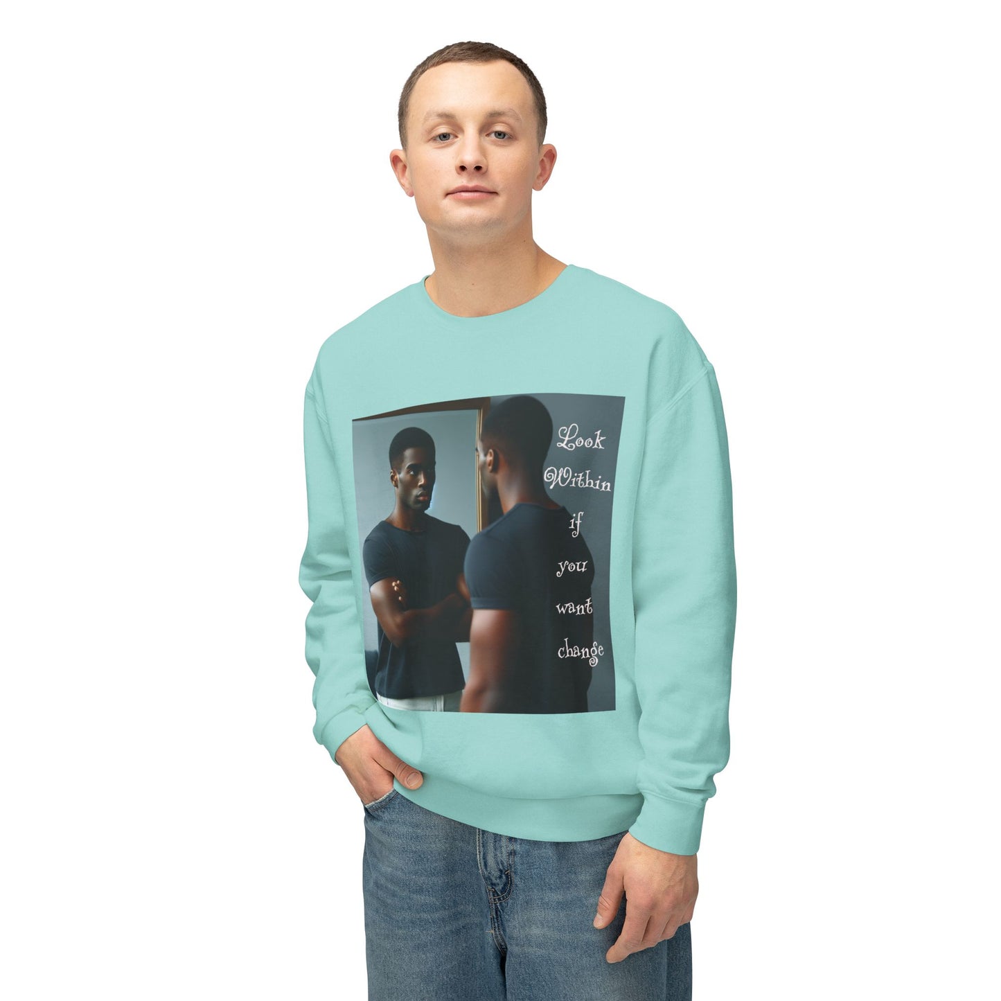 Look Within Unisex Crewneck Sweatshirt