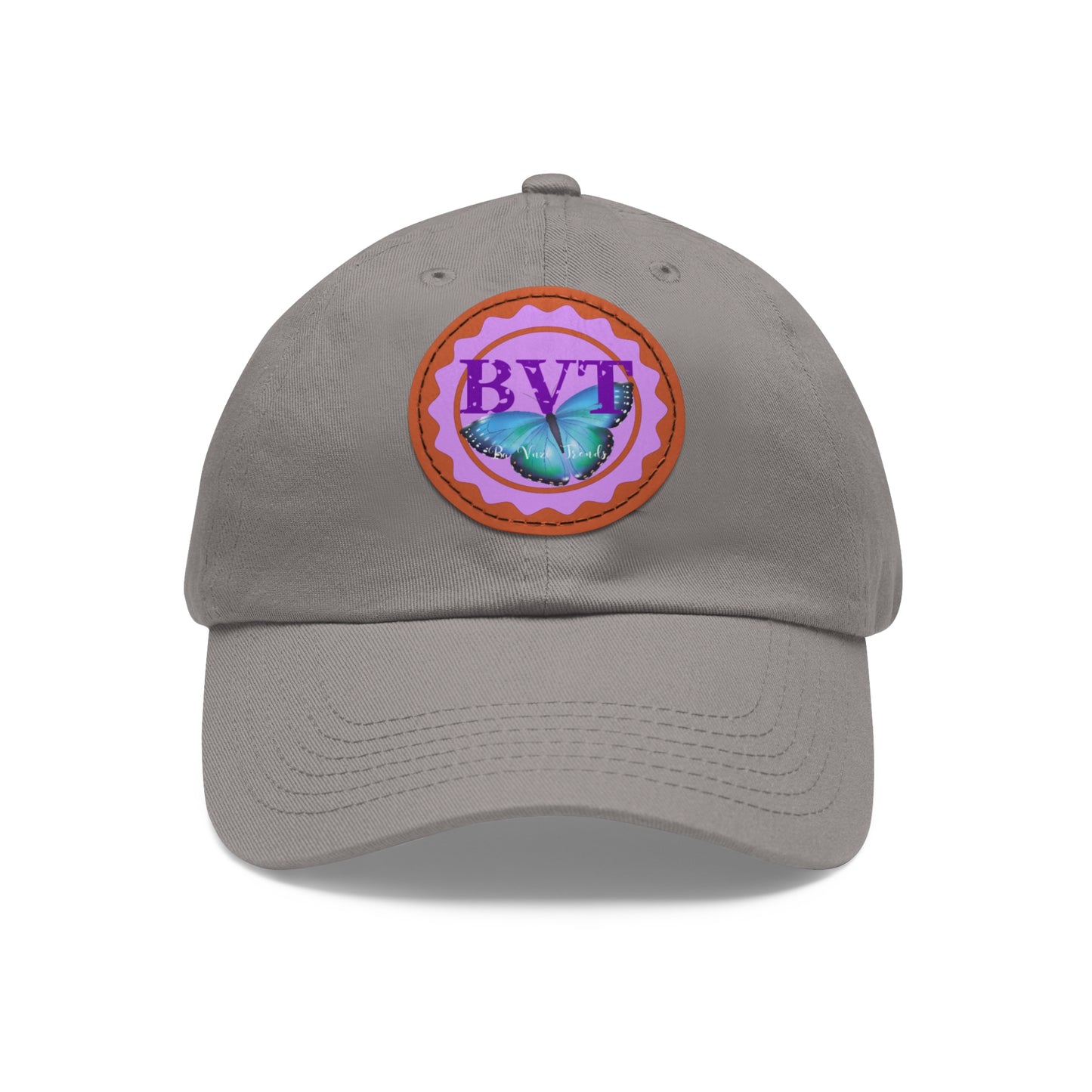 Ba Vuzi Trends Hat Leather Patch (Rd)