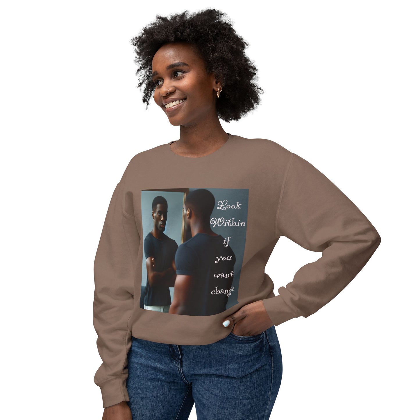 Look Within Unisex Crewneck Sweatshirt