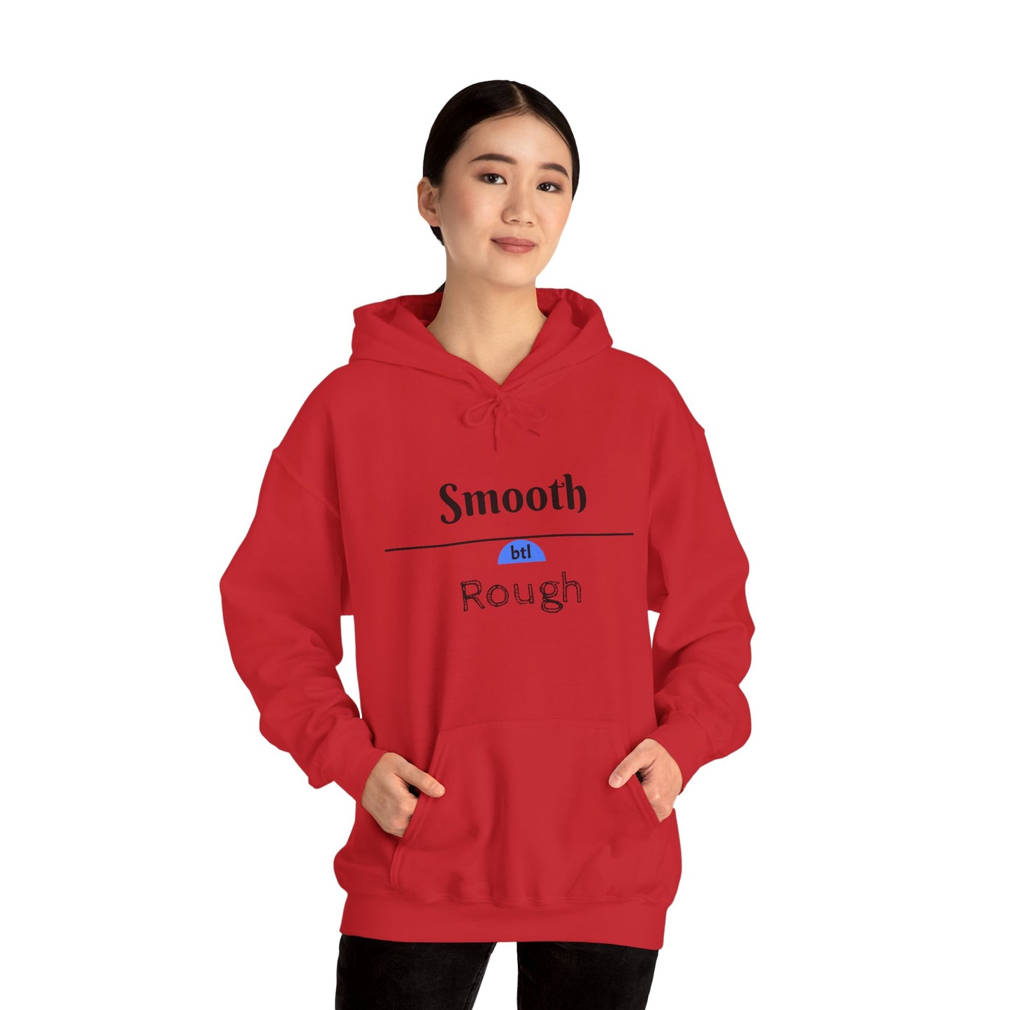 Smooth/Rough Hooded Sweatshirt