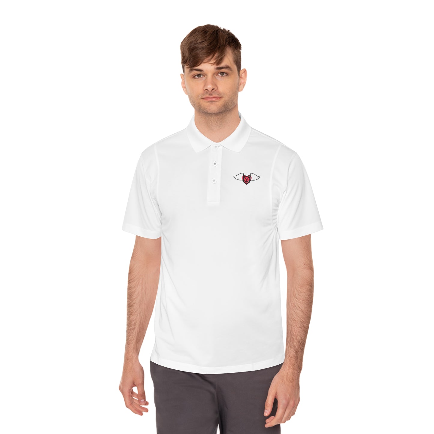 EMbrace The You Men's Sport Polo Shirt (Plain)