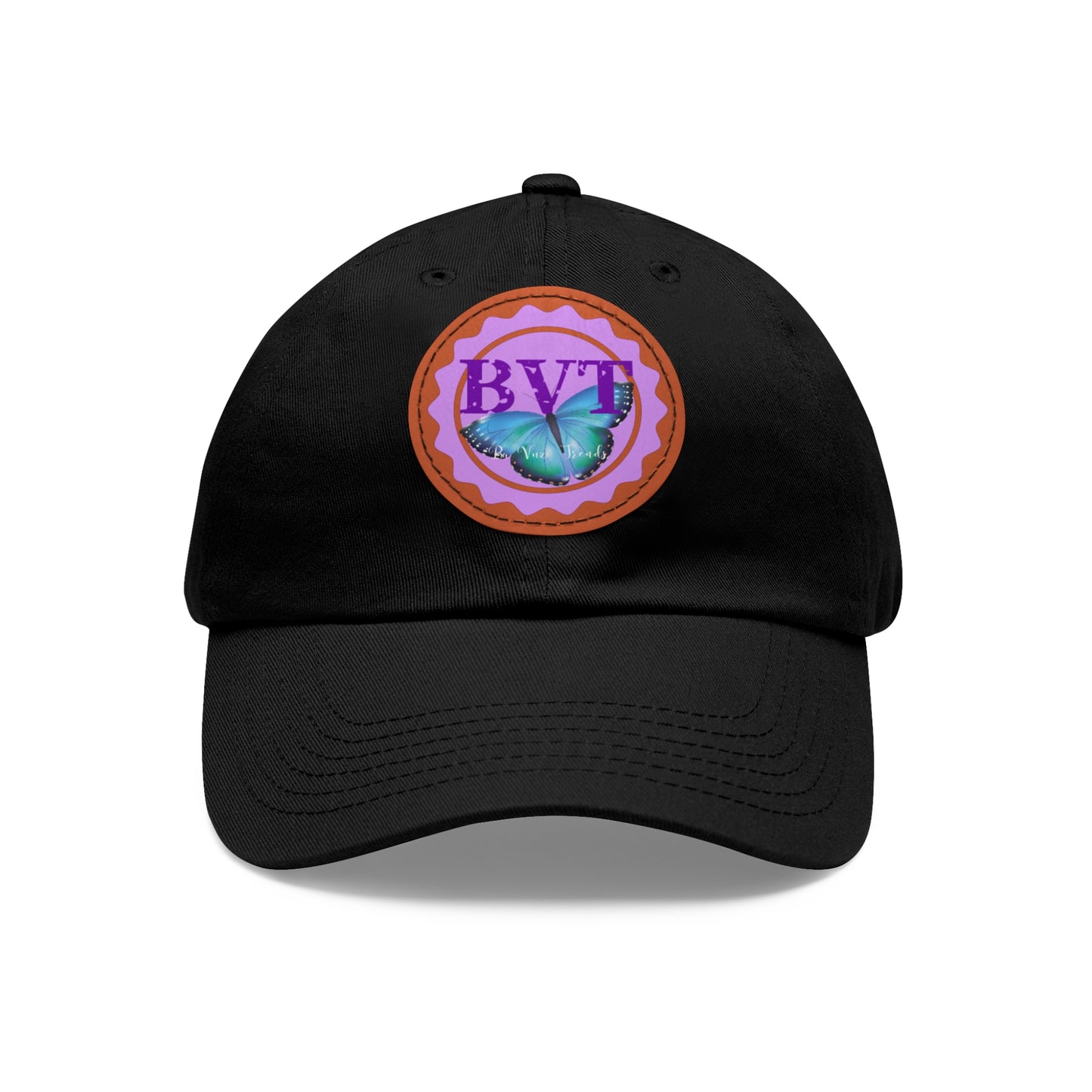 Ba Vuzi Trends Hat Leather Patch (Rd)