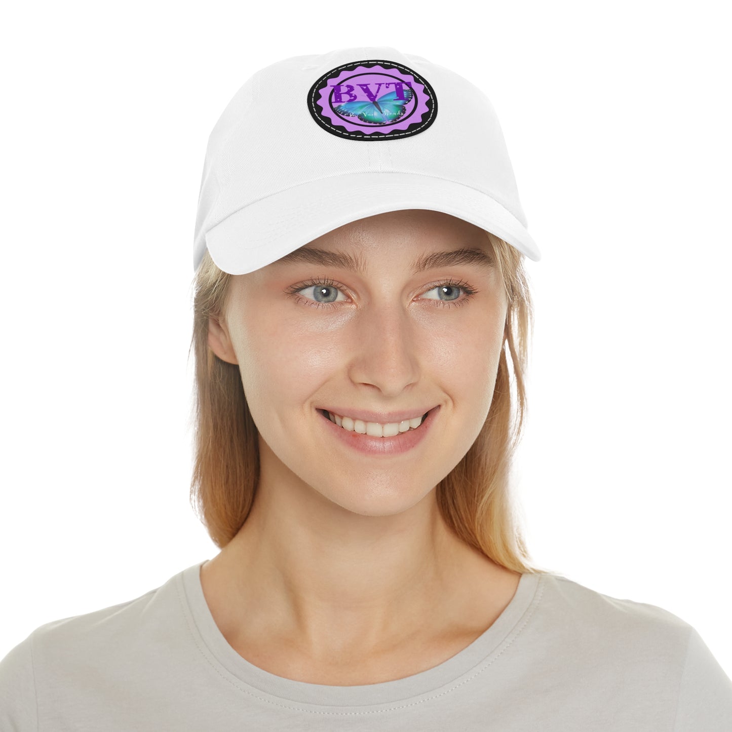 Ba Vuzi Trends Hat Leather Patch (Rd)