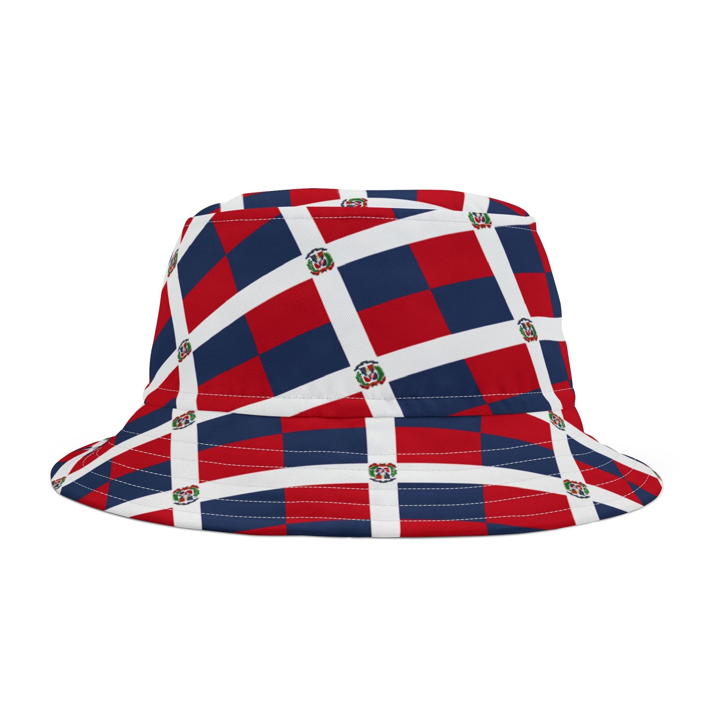 Dominican Rep Hat Lg Patterned Bucket