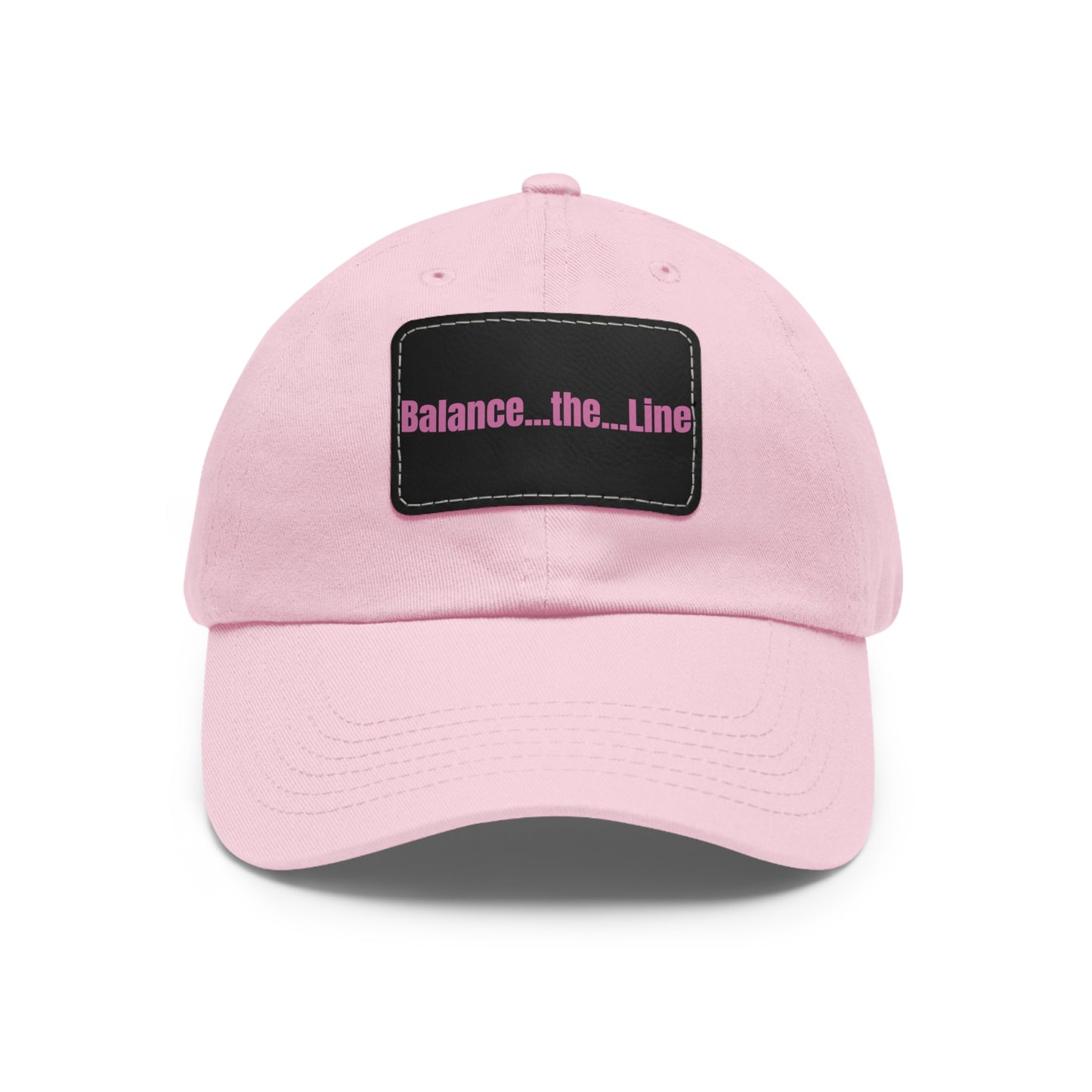 Balance the Line Dad Hat Leather Patch (RP)