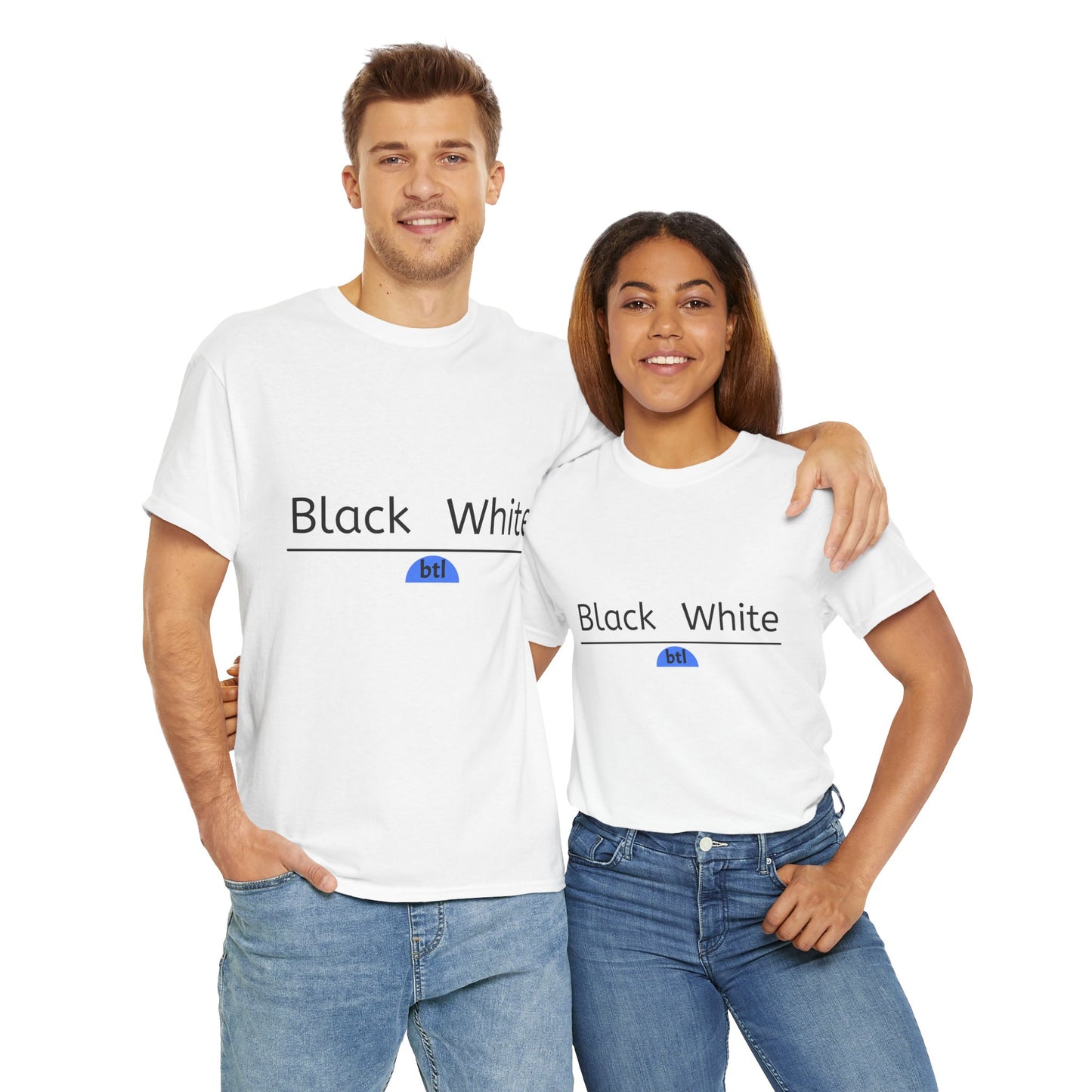 Black/White Unisex Tee