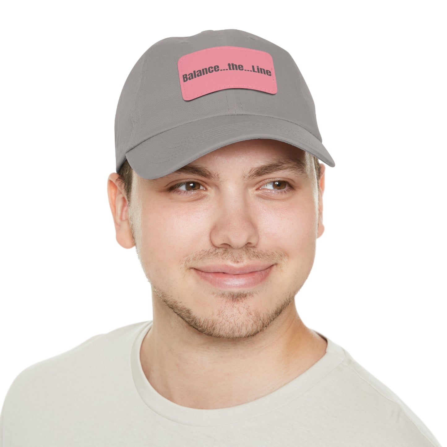 "Balance...the...Line" Statement Cap — Gray Dad Hat