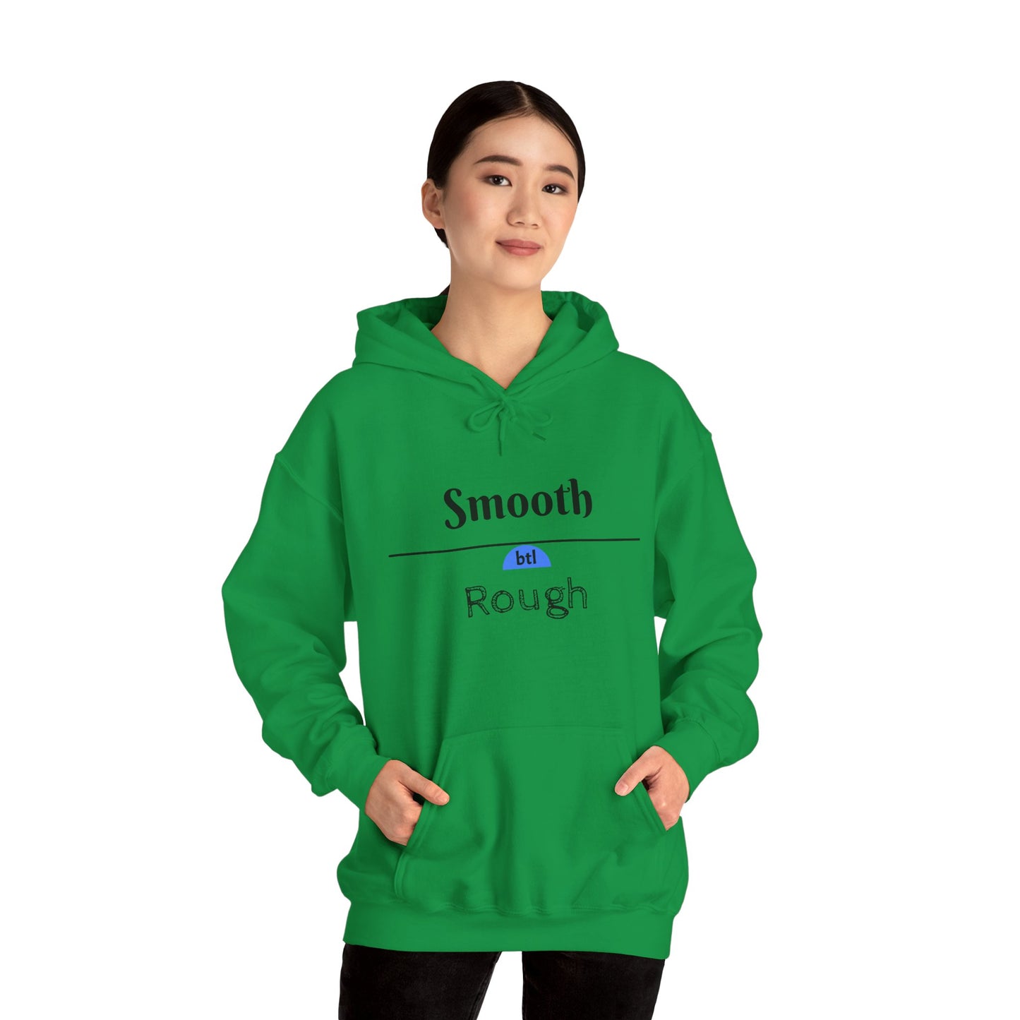 Smooth/Rough Hooded Sweatshirt