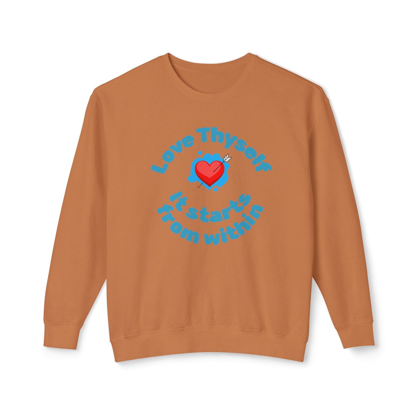 Love Thyself Unisex Lightweight Sweatshirt