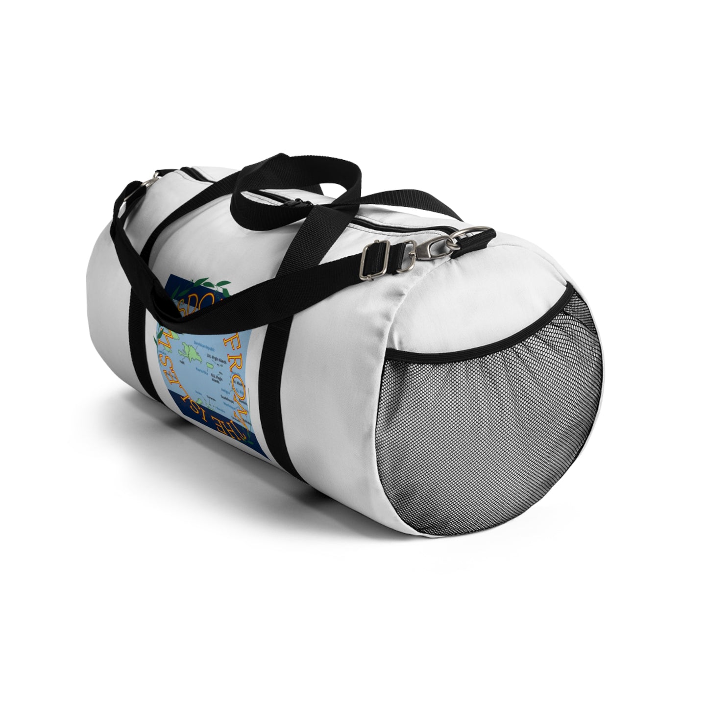 Wisdom from the Isles Duffel Bag (White)