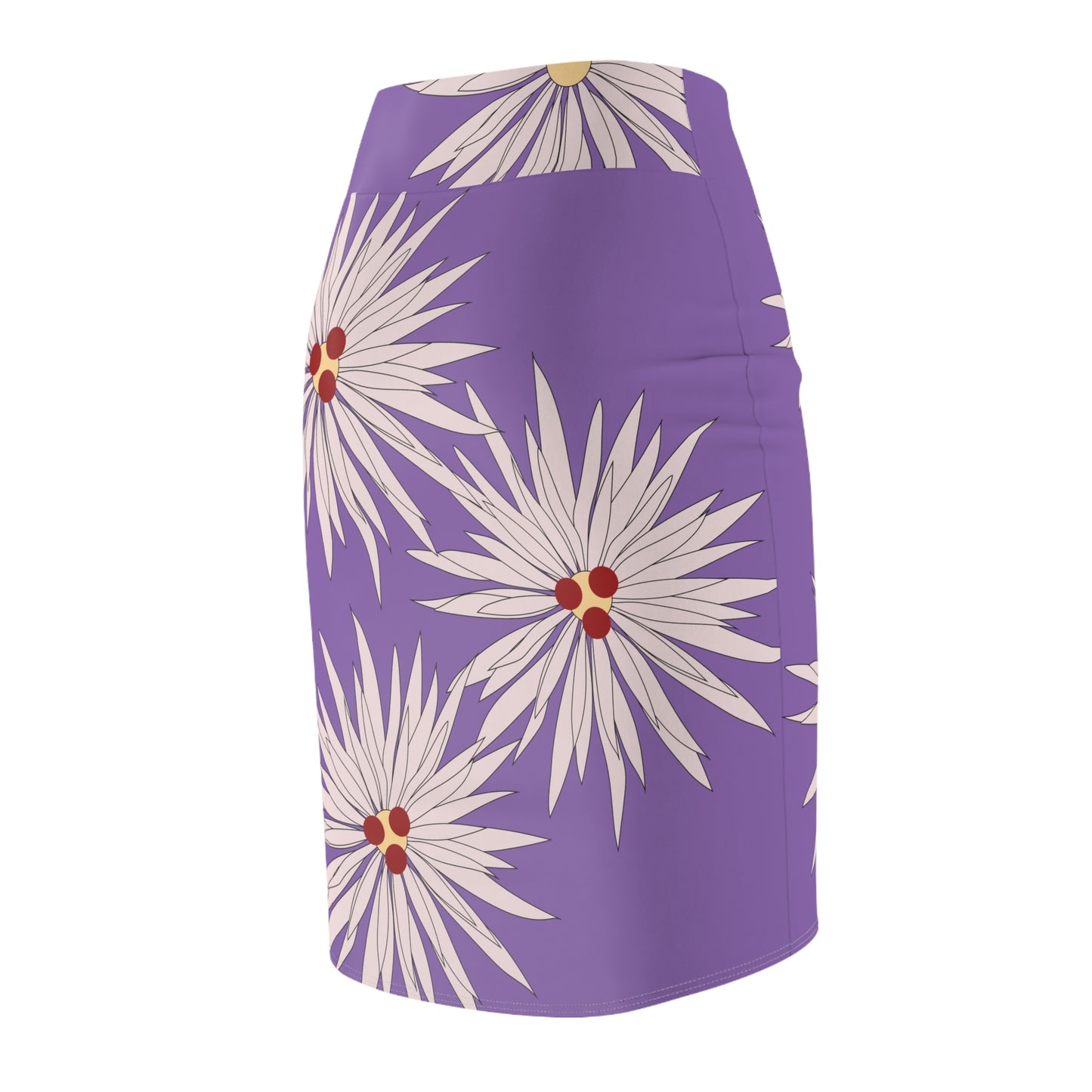 Floral Print Women's Pencil Skirt P