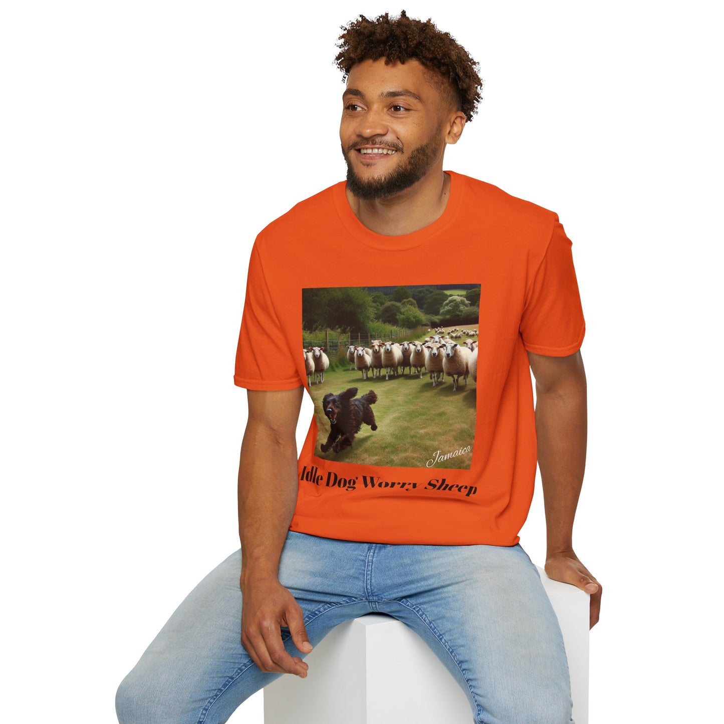 Idle Dog Softstyle T-Shirt