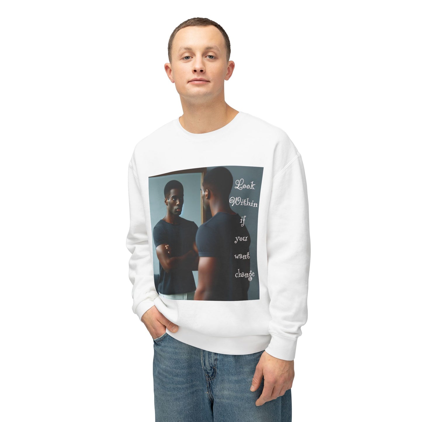 Look Within Unisex Crewneck Sweatshirt