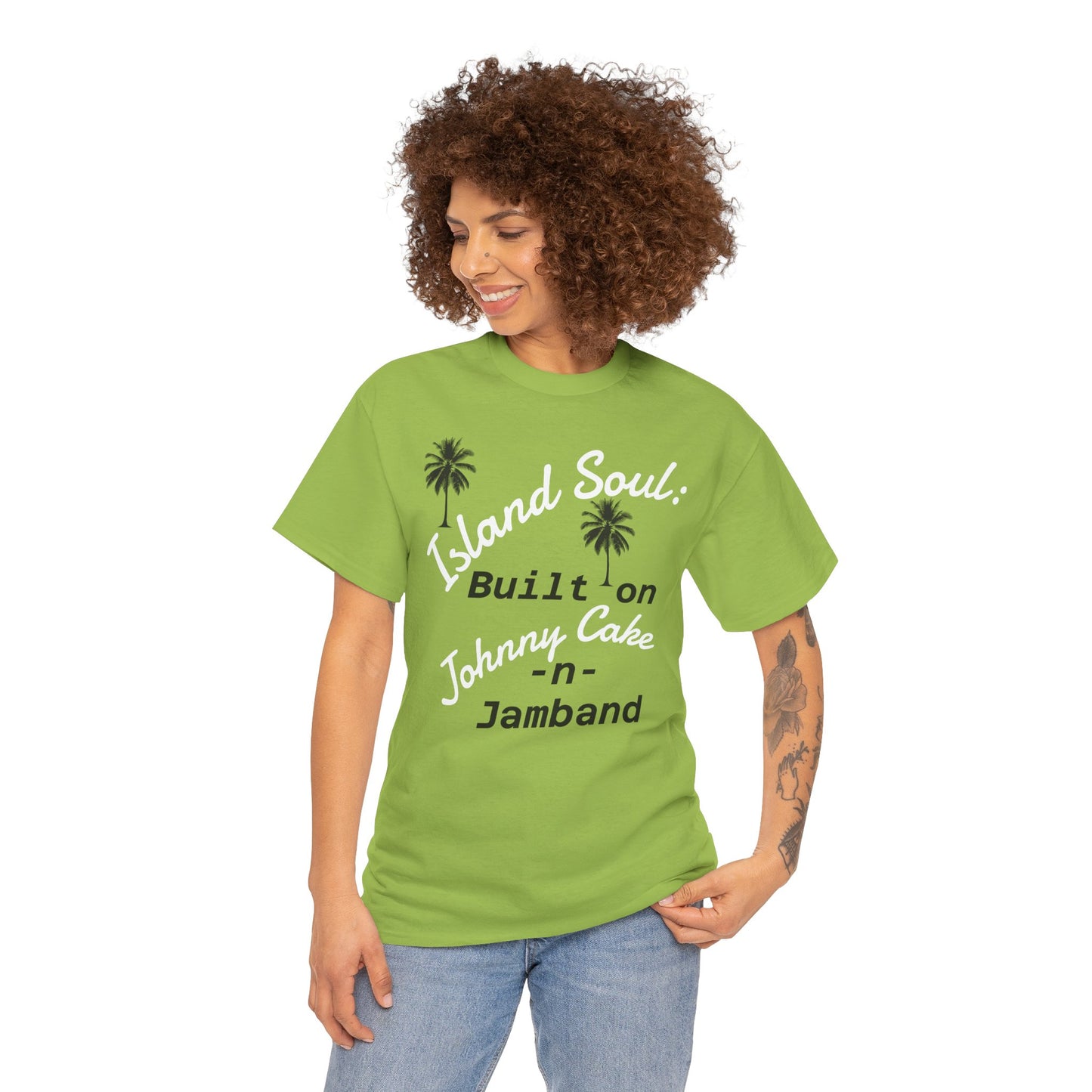 Island Soul Unisex Tee - Built on Johnny Cake & Jamband