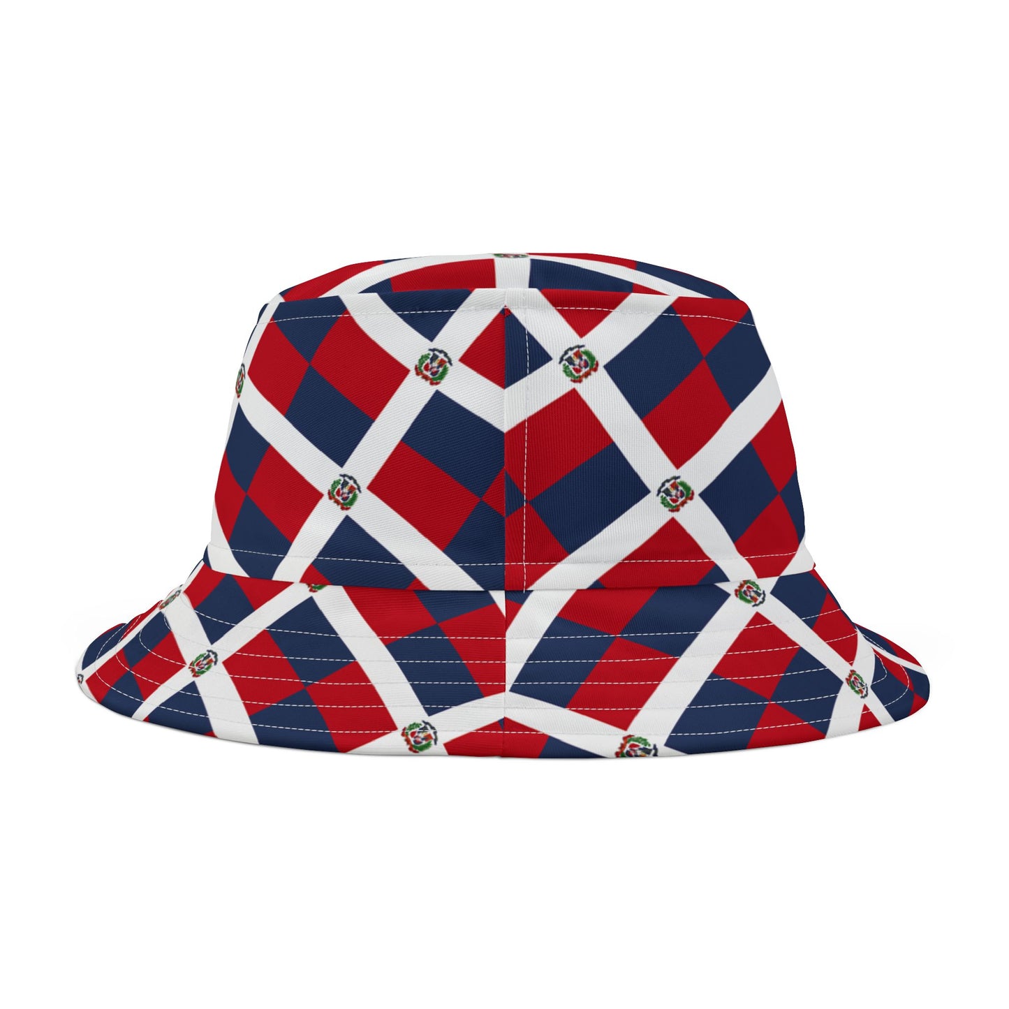 Dominican Rep Hat Lg Patterned Bucket