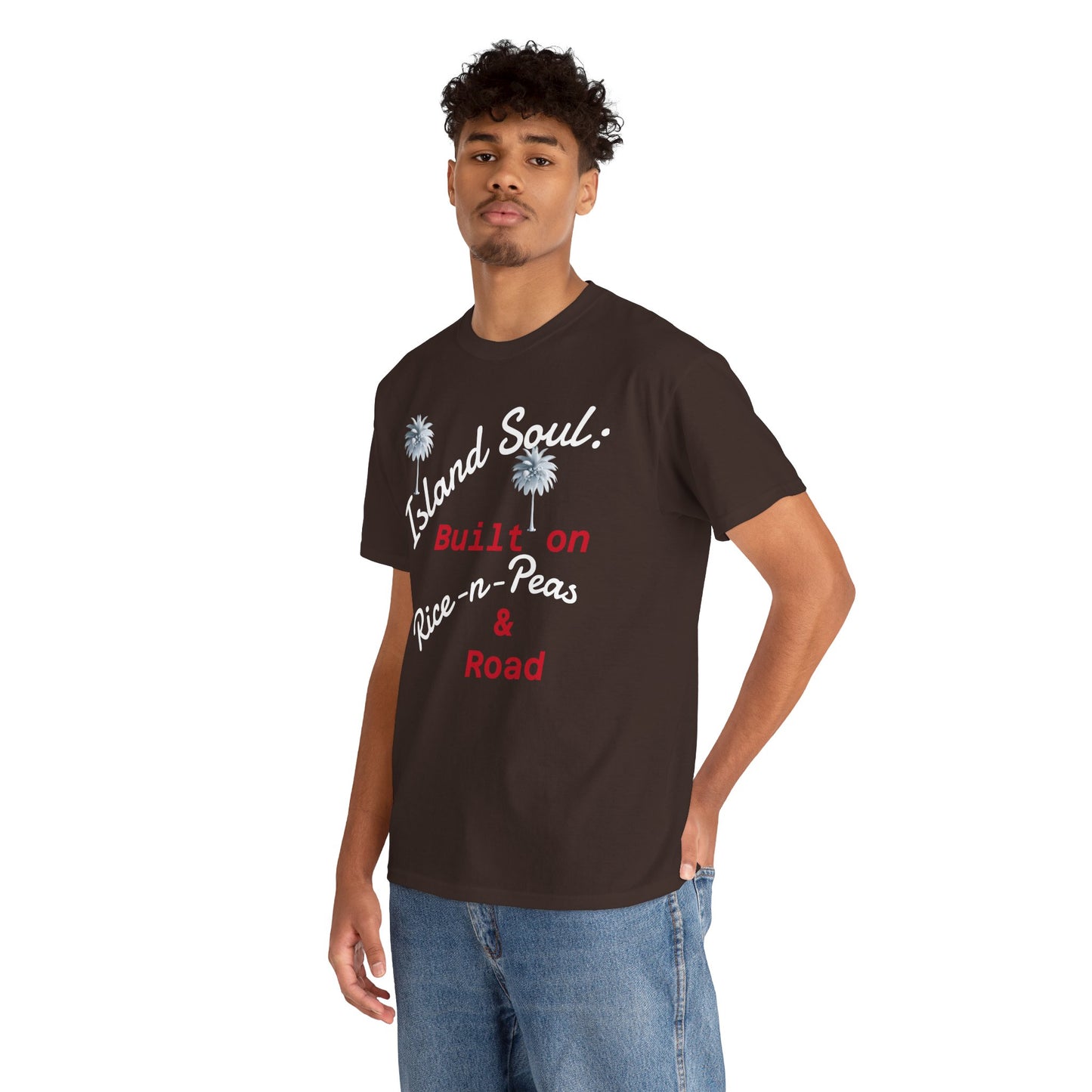 Island Soul Unisex Tee - Built on Rice-n-Peas & Road