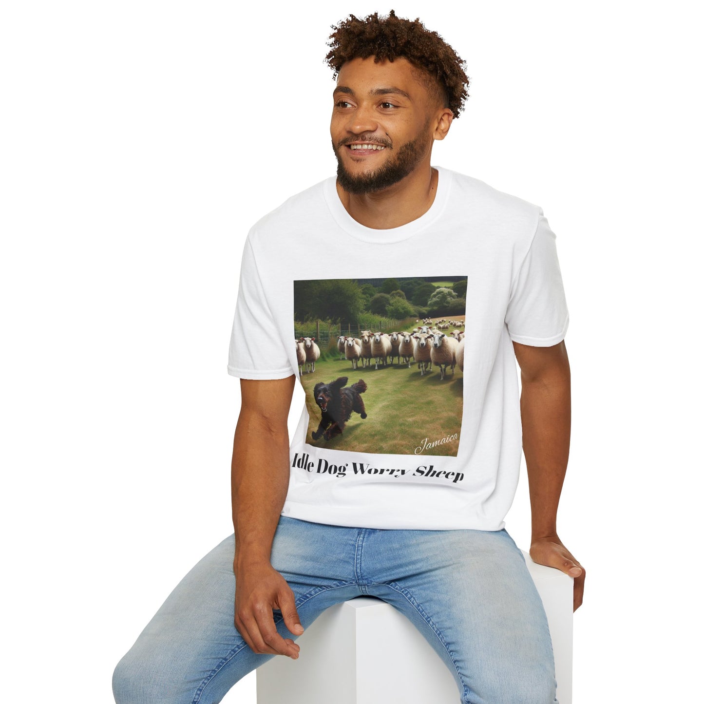Idle Dog Softstyle T-Shirt