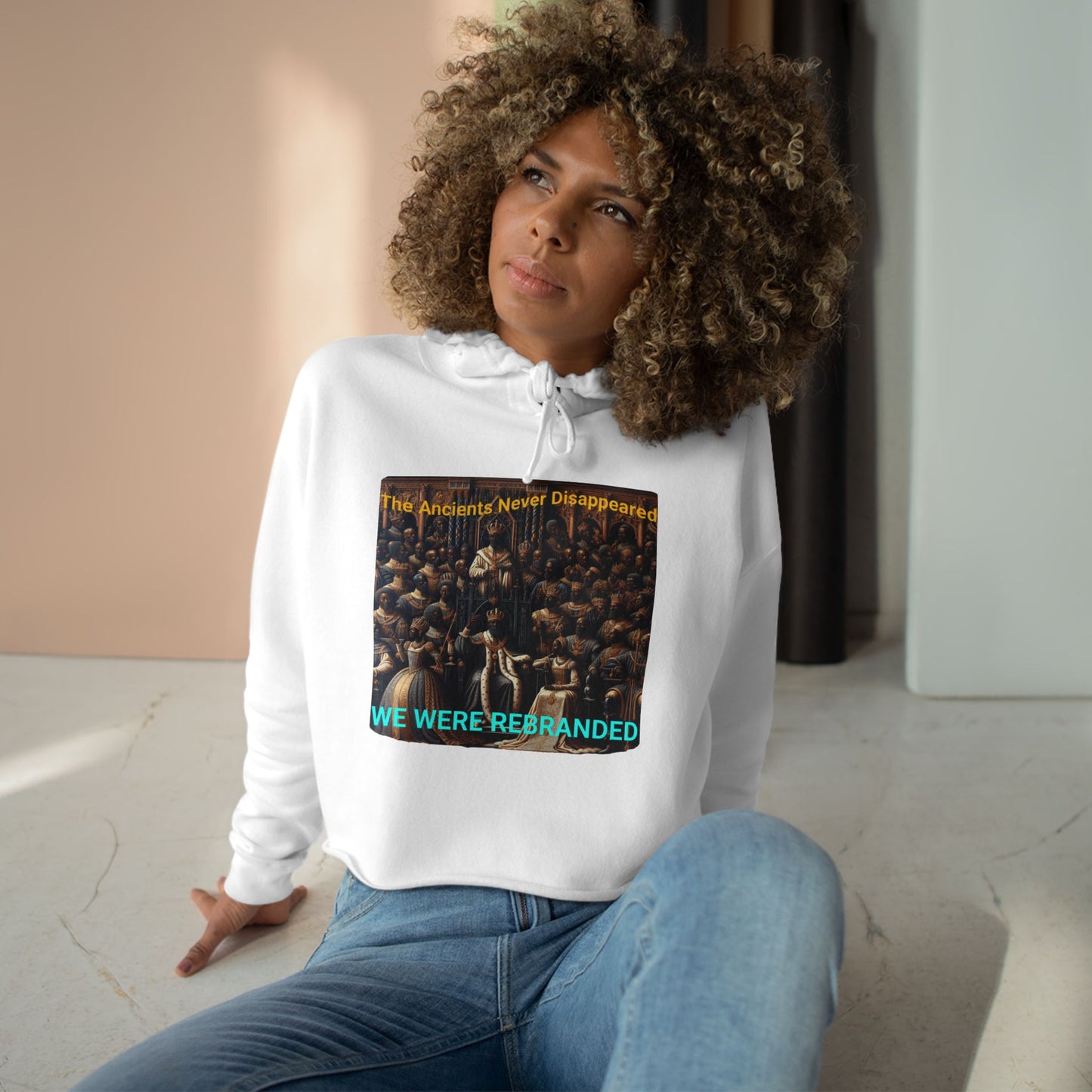 We Were Rebranded Crop Hoodie