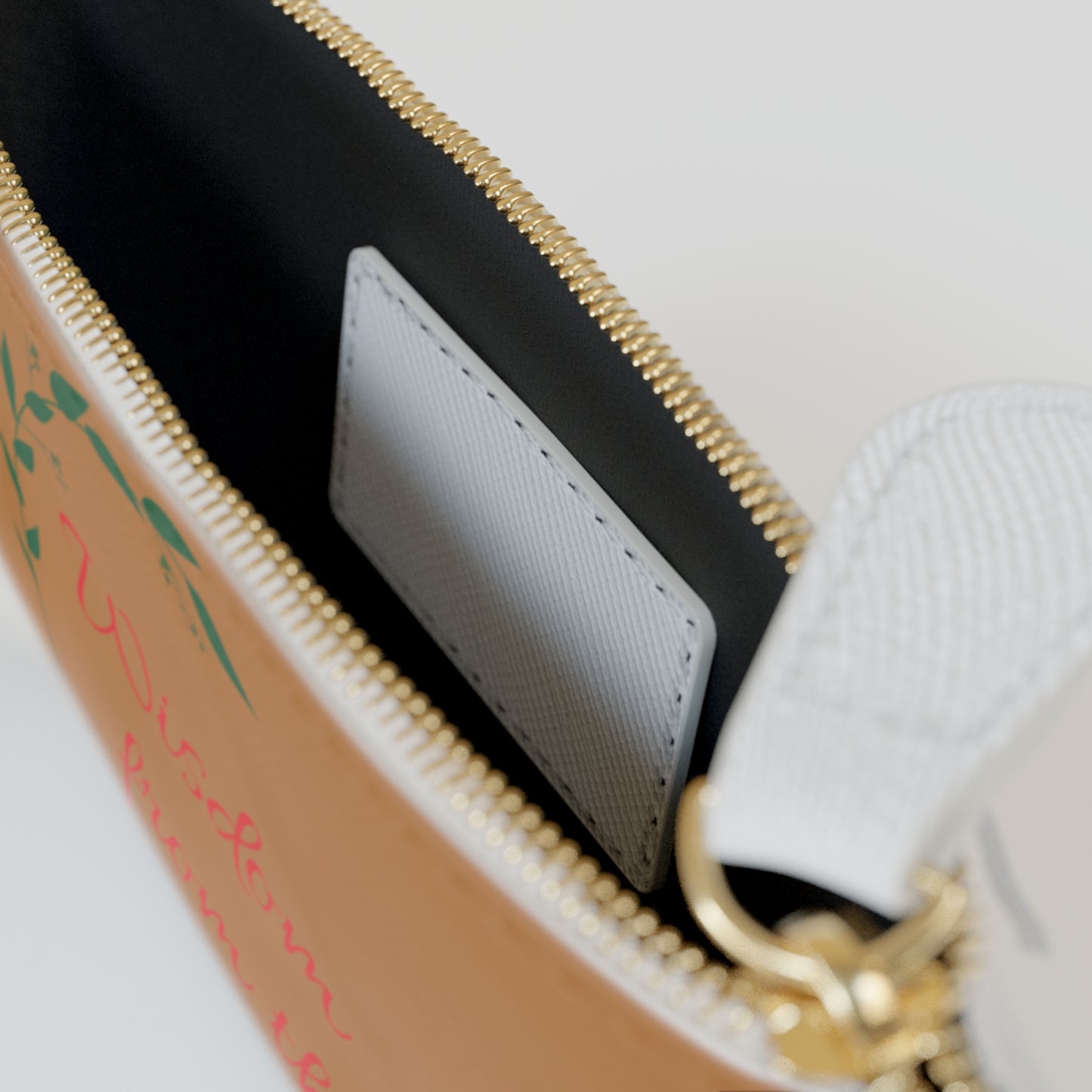Wisdom FTI Mini Clutch Bag (Tan)