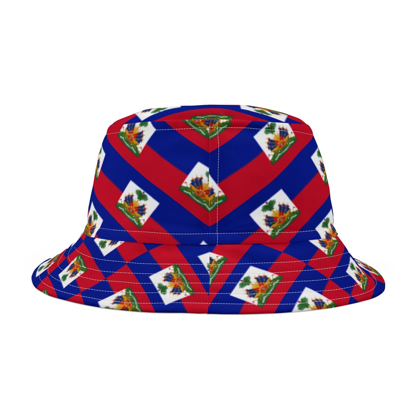Haiti Hat Lg Patterned Bucket