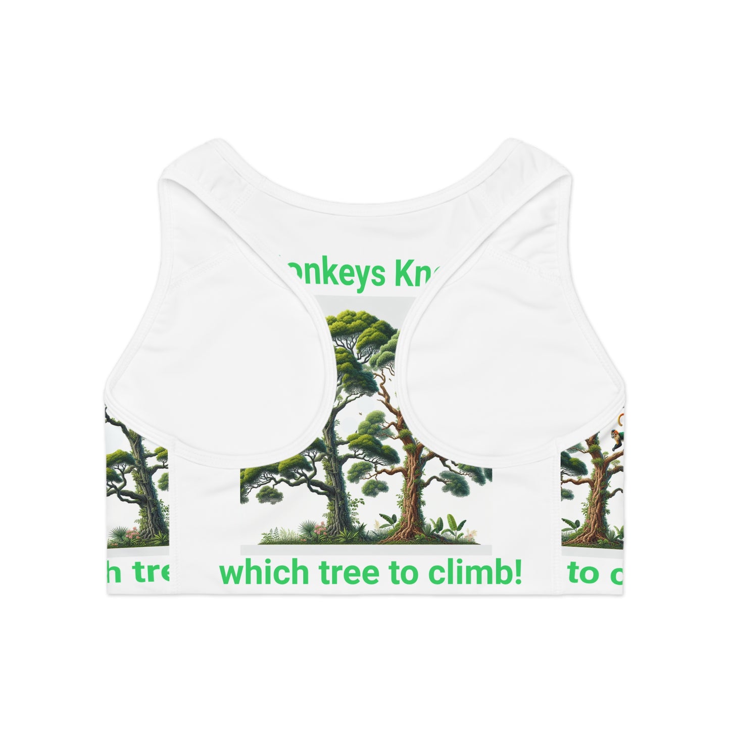 Monkeys Know Sports Bra
