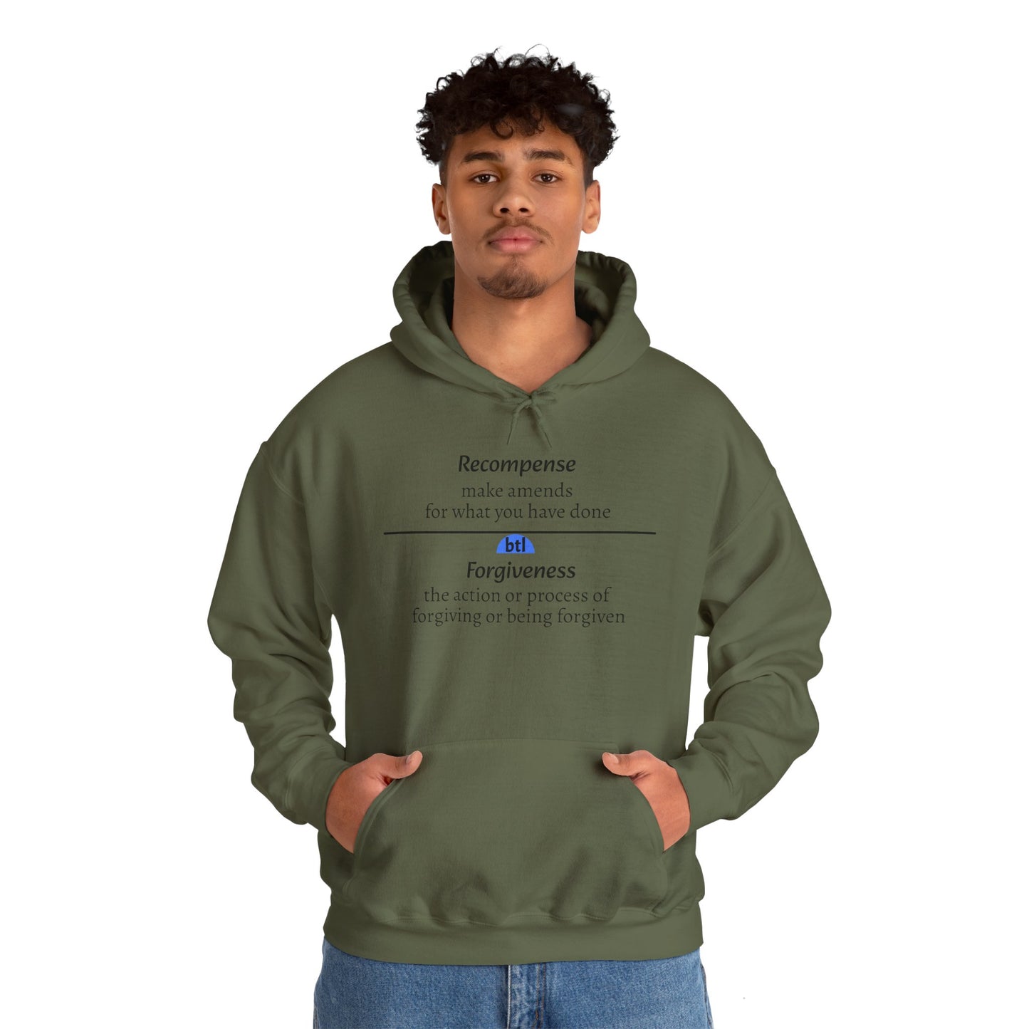 Recompense/Forgive Hooded Sweatshirt