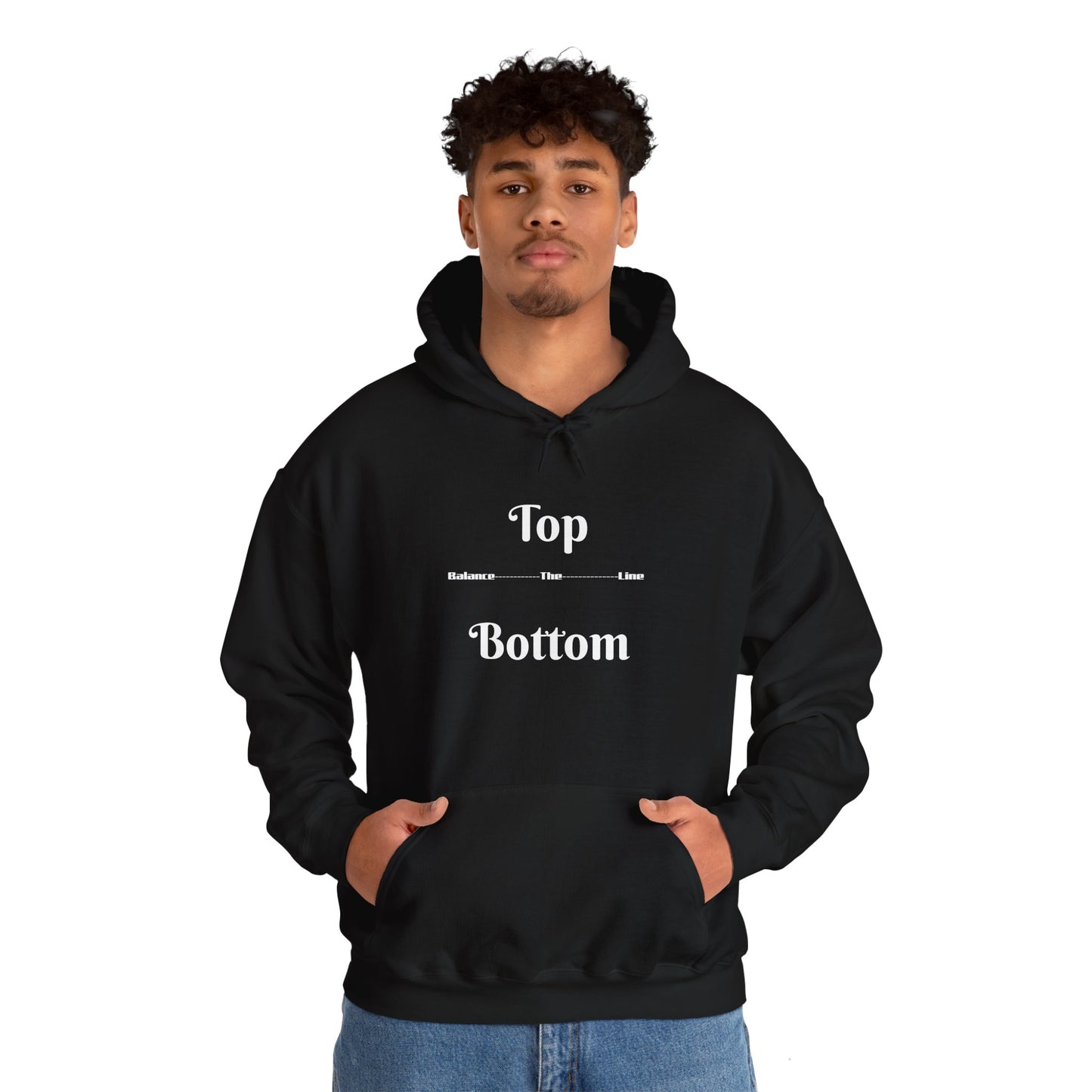 Top/Bottom Hooded Sweatshirt