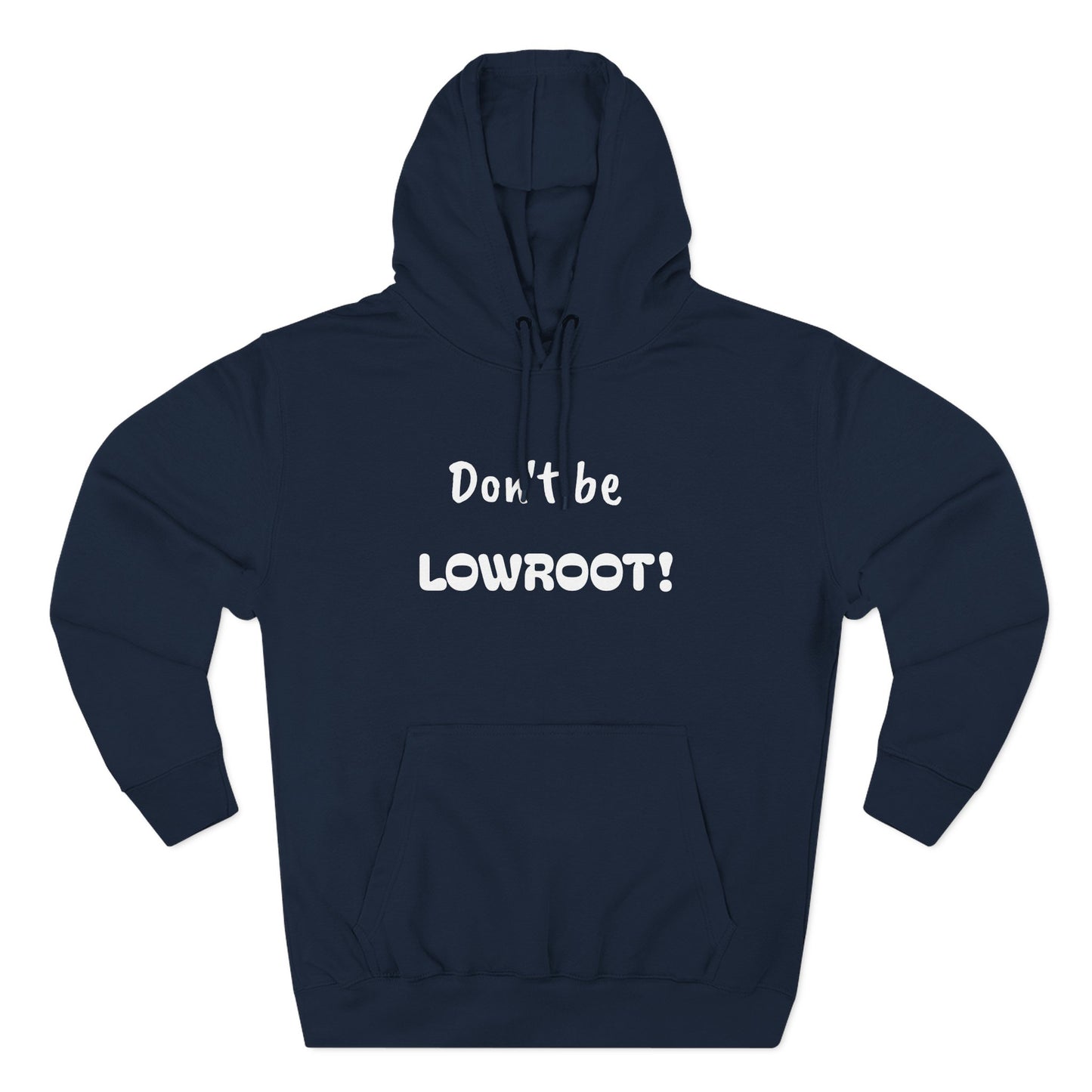 Playful Fleece Hoodie with Witty Text - Lowroot!