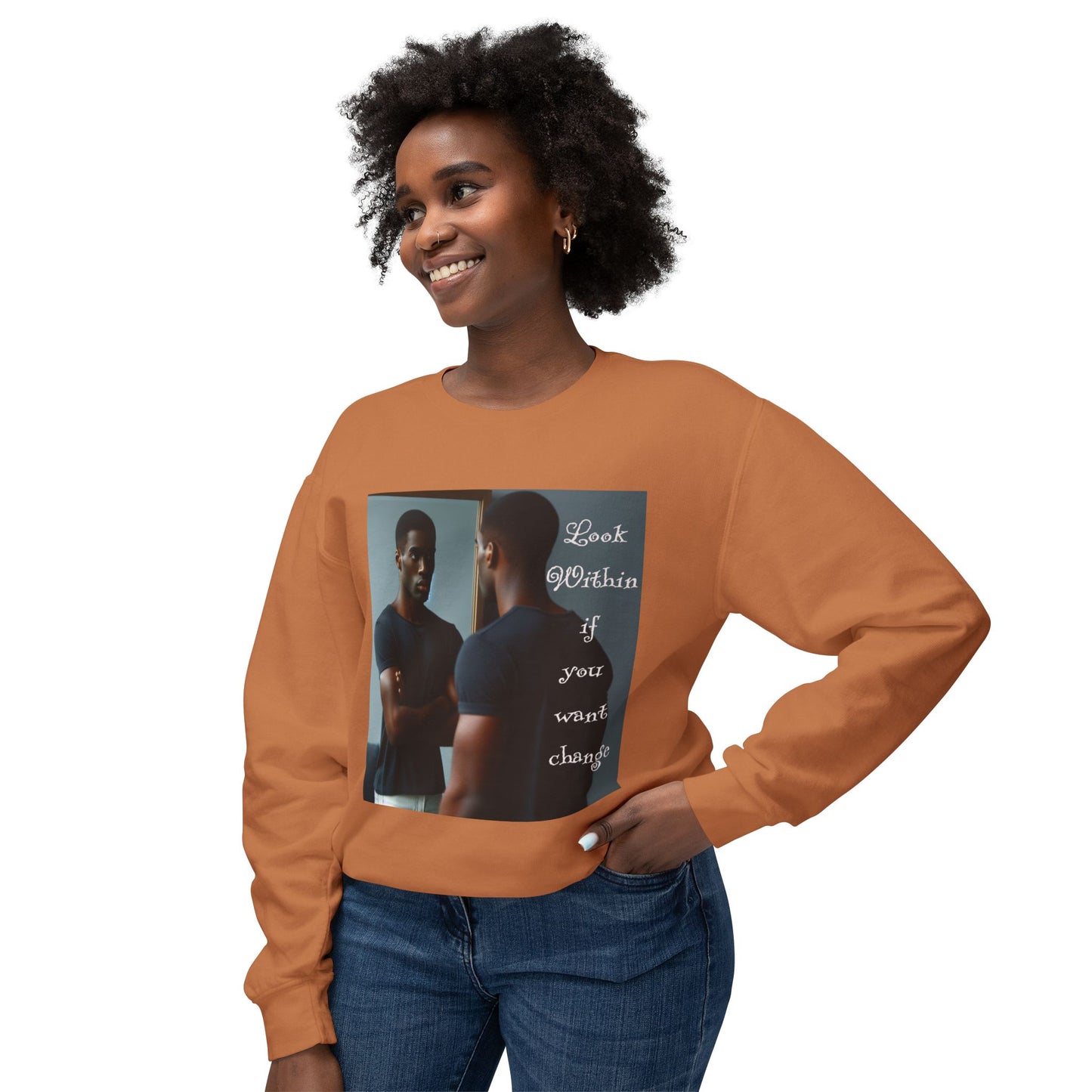 Look Within Unisex Crewneck Sweatshirt