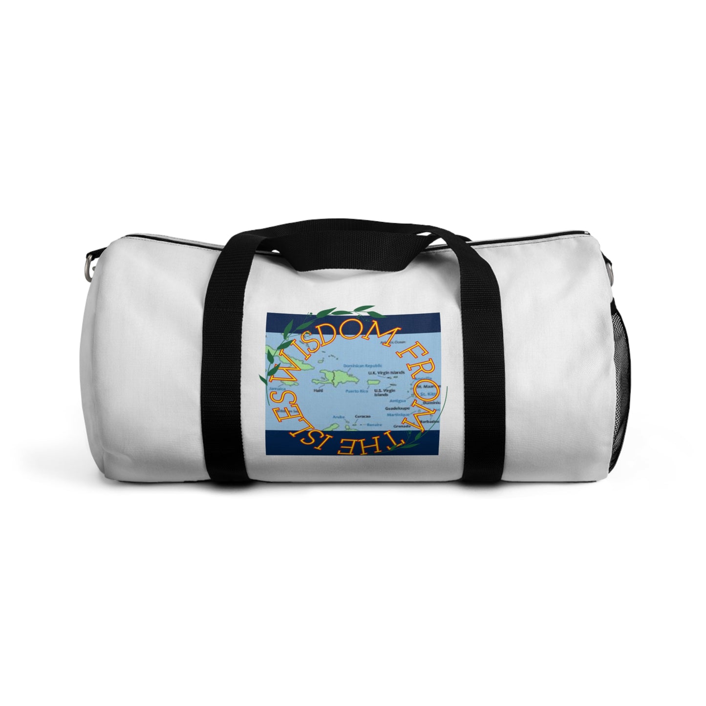 Wisdom from the Isles Duffel Bag (White)