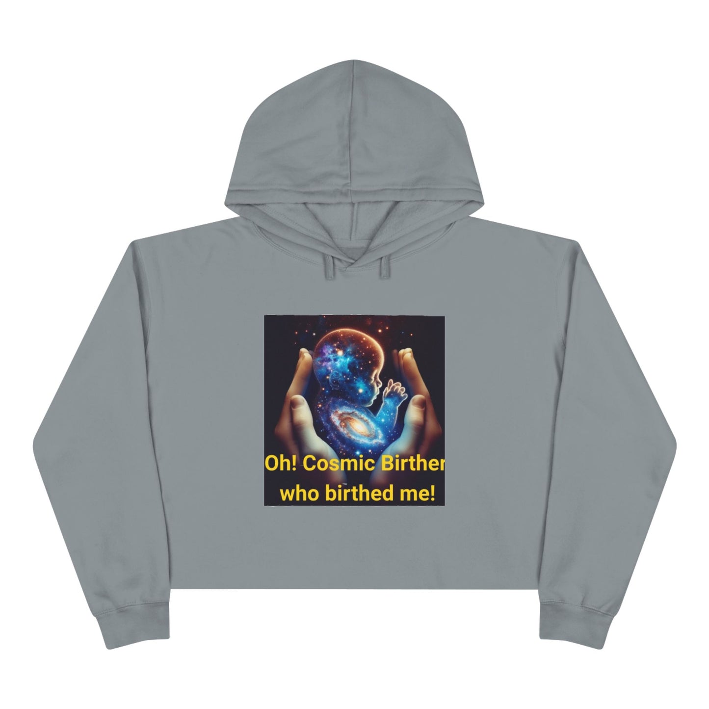 Cosmic Birth Crop Hoodie