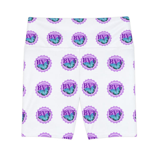 Workout Shorts — BVT Logo All-Over Print