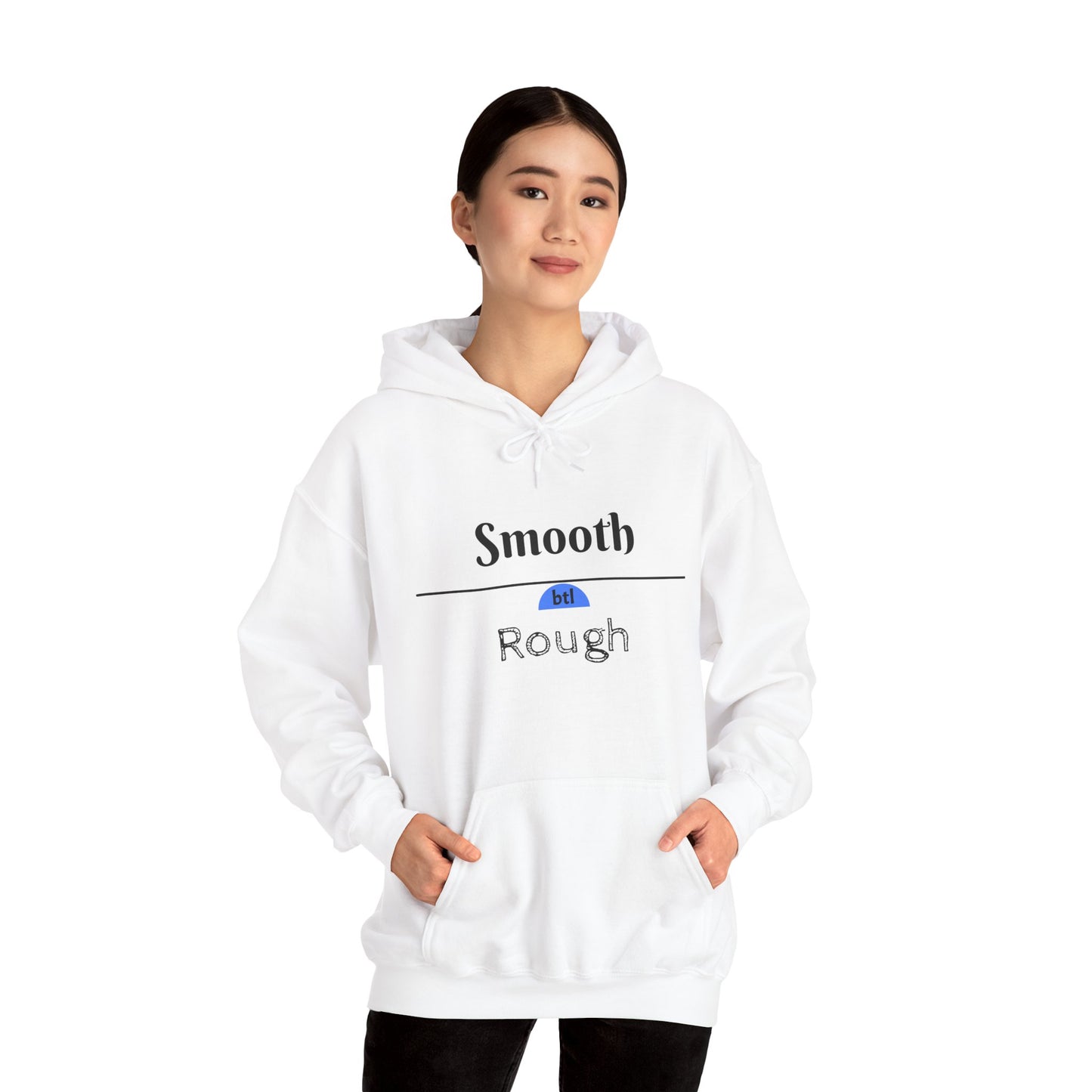 Smooth/Rough Hooded Sweatshirt