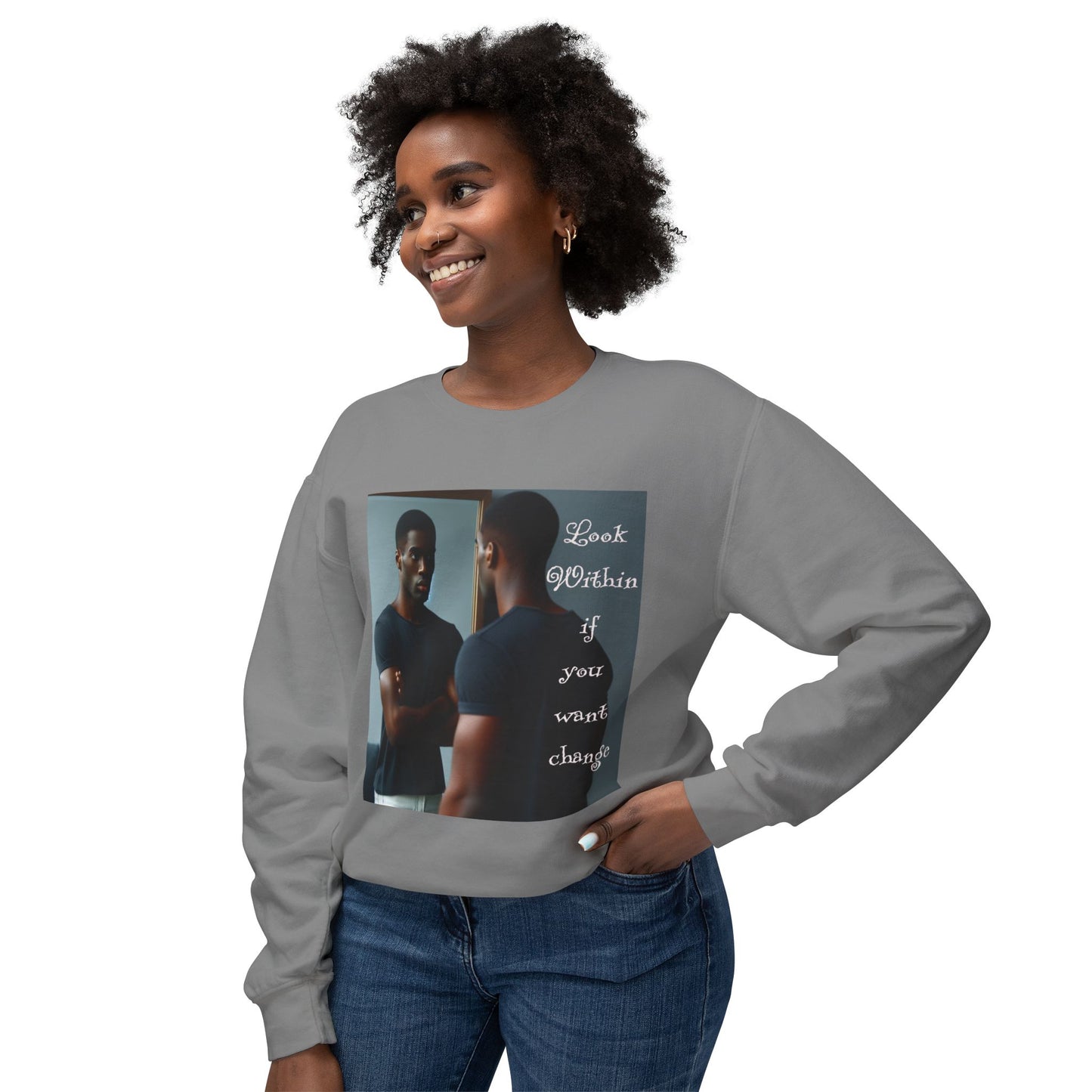 Look Within Unisex Crewneck Sweatshirt