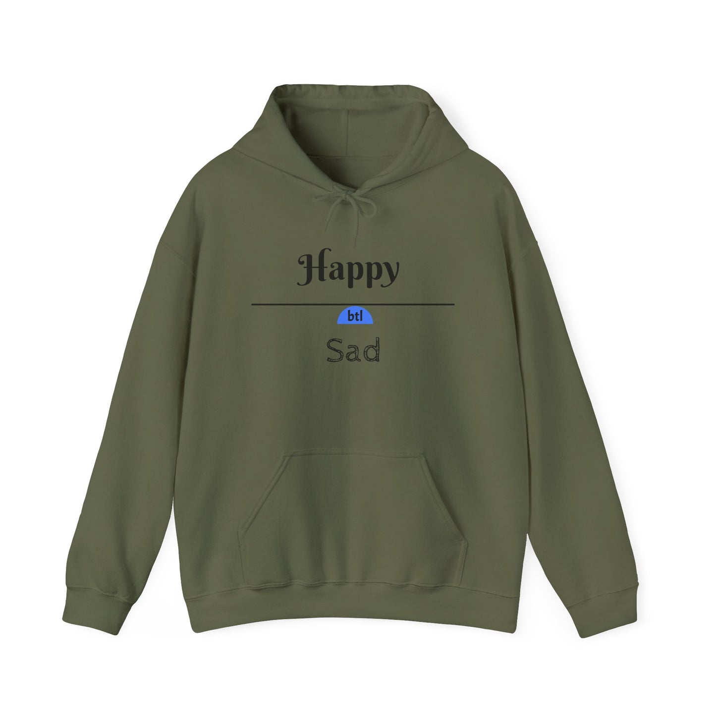 Happy/Sad Hooded Sweatshirt