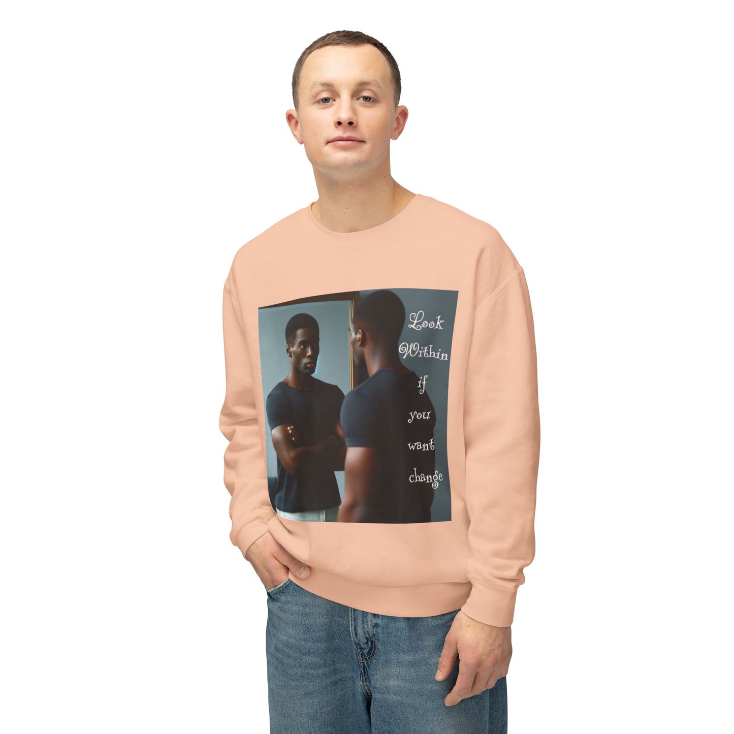 Look Within Unisex Crewneck Sweatshirt