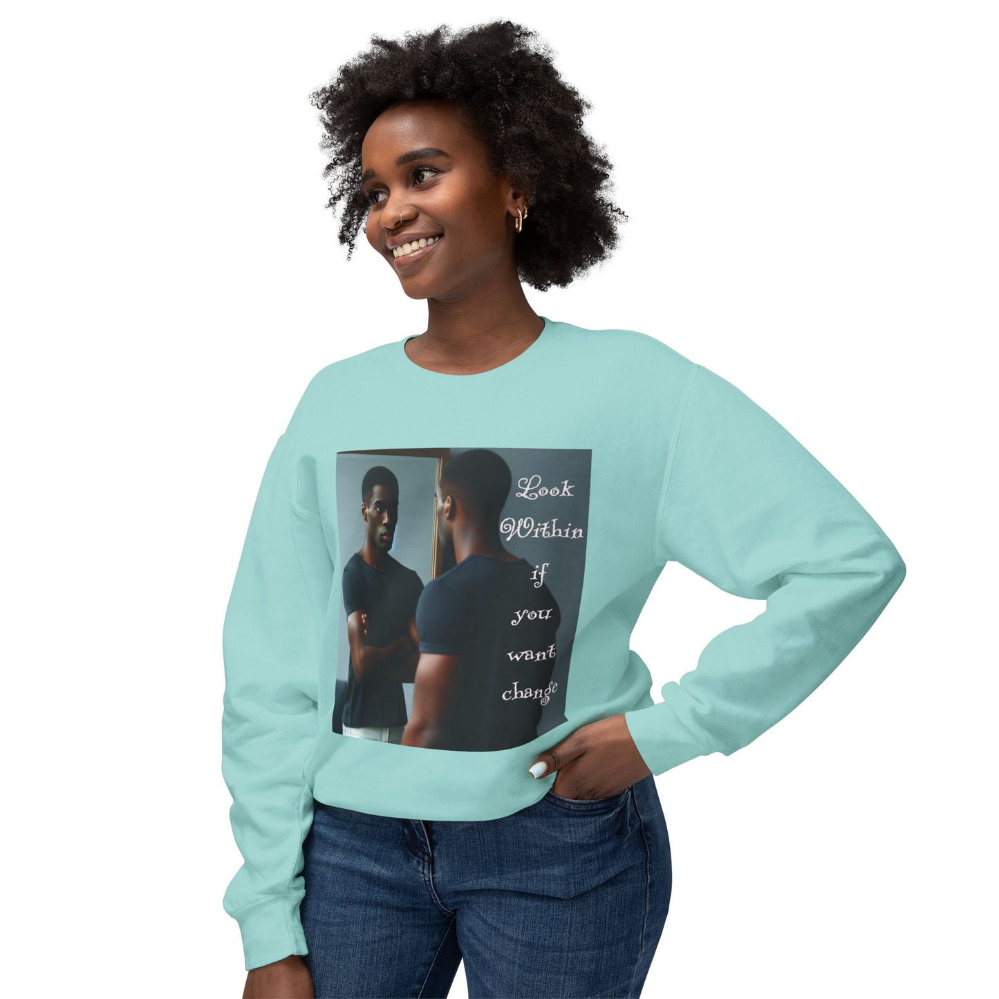 Look Within Unisex Crewneck Sweatshirt