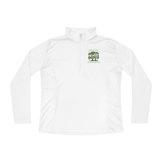 Monkeys Know Quarter-Zip Pullover