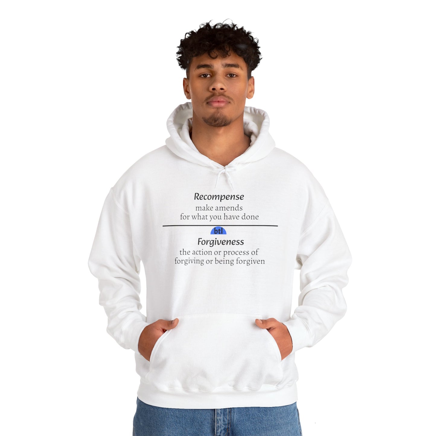 Recompense/Forgive Hooded Sweatshirt