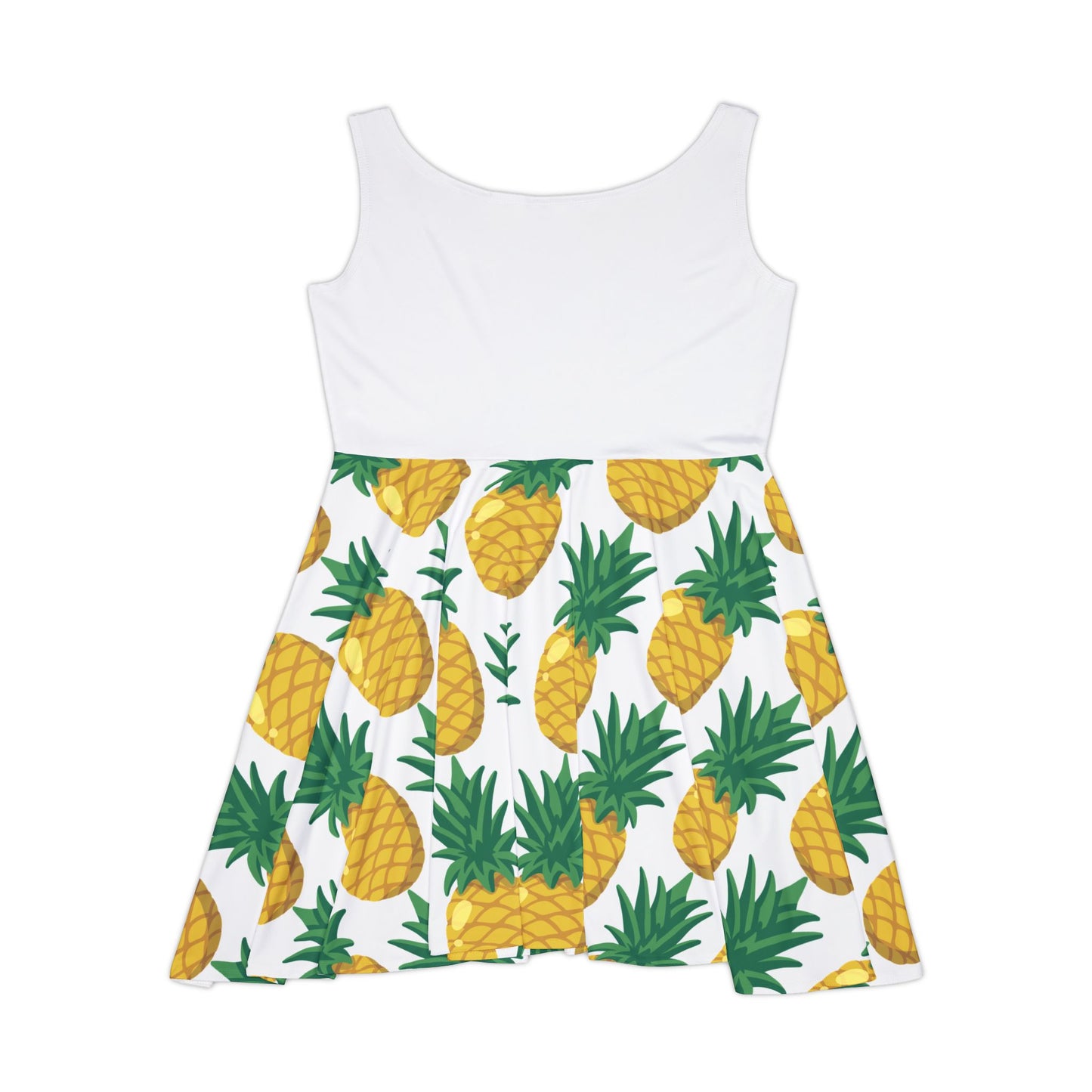 Skater Dress Tropical Pineapple Print